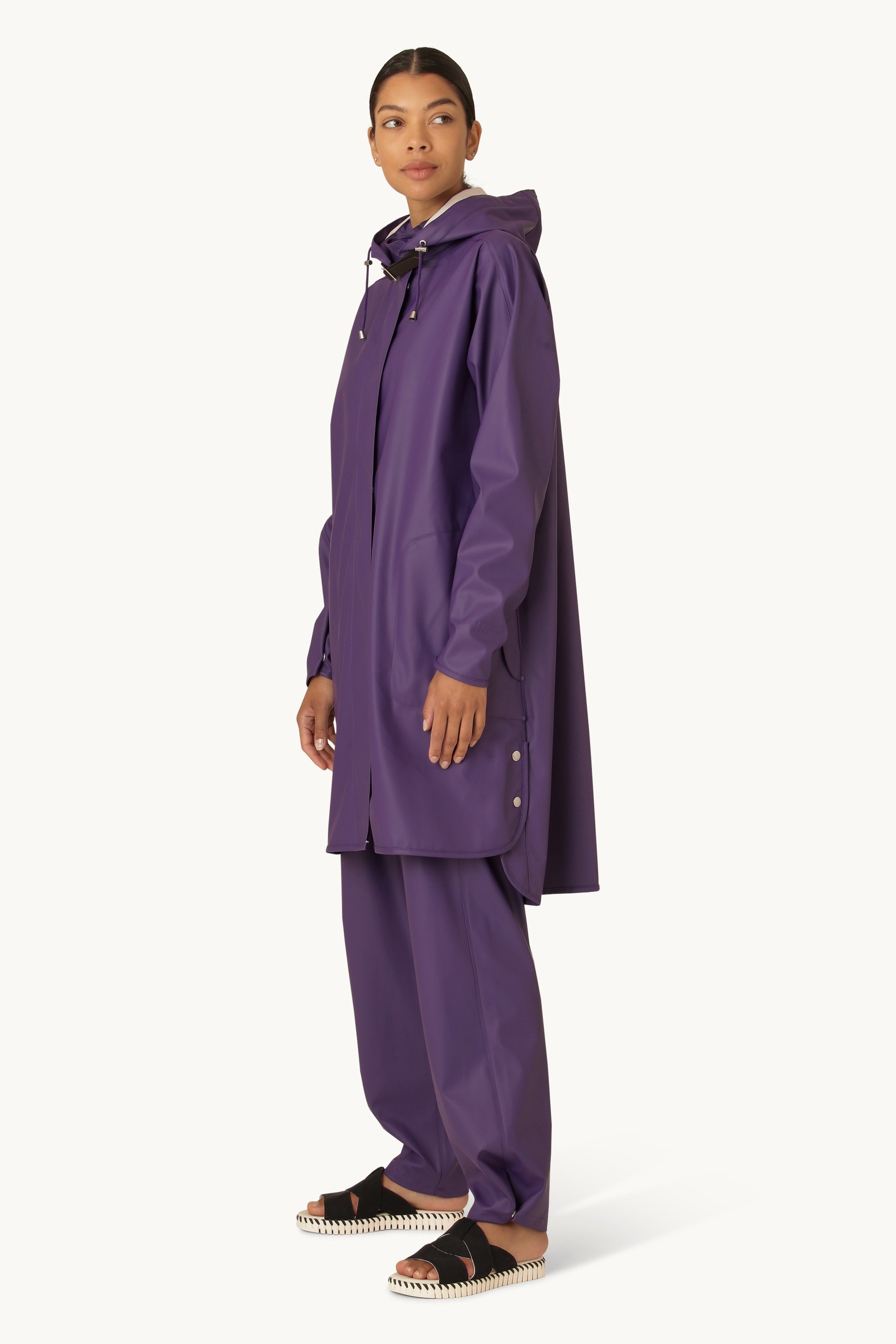 MARINE ELY 紫色 レインウェア Light Raincoat - Purple Rain