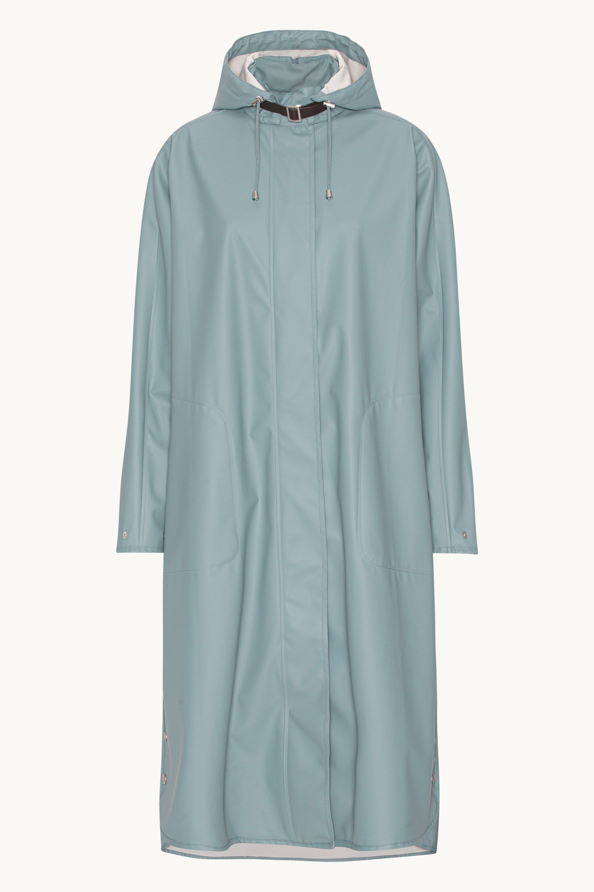 Long Light Raincoat - Blue Cloud