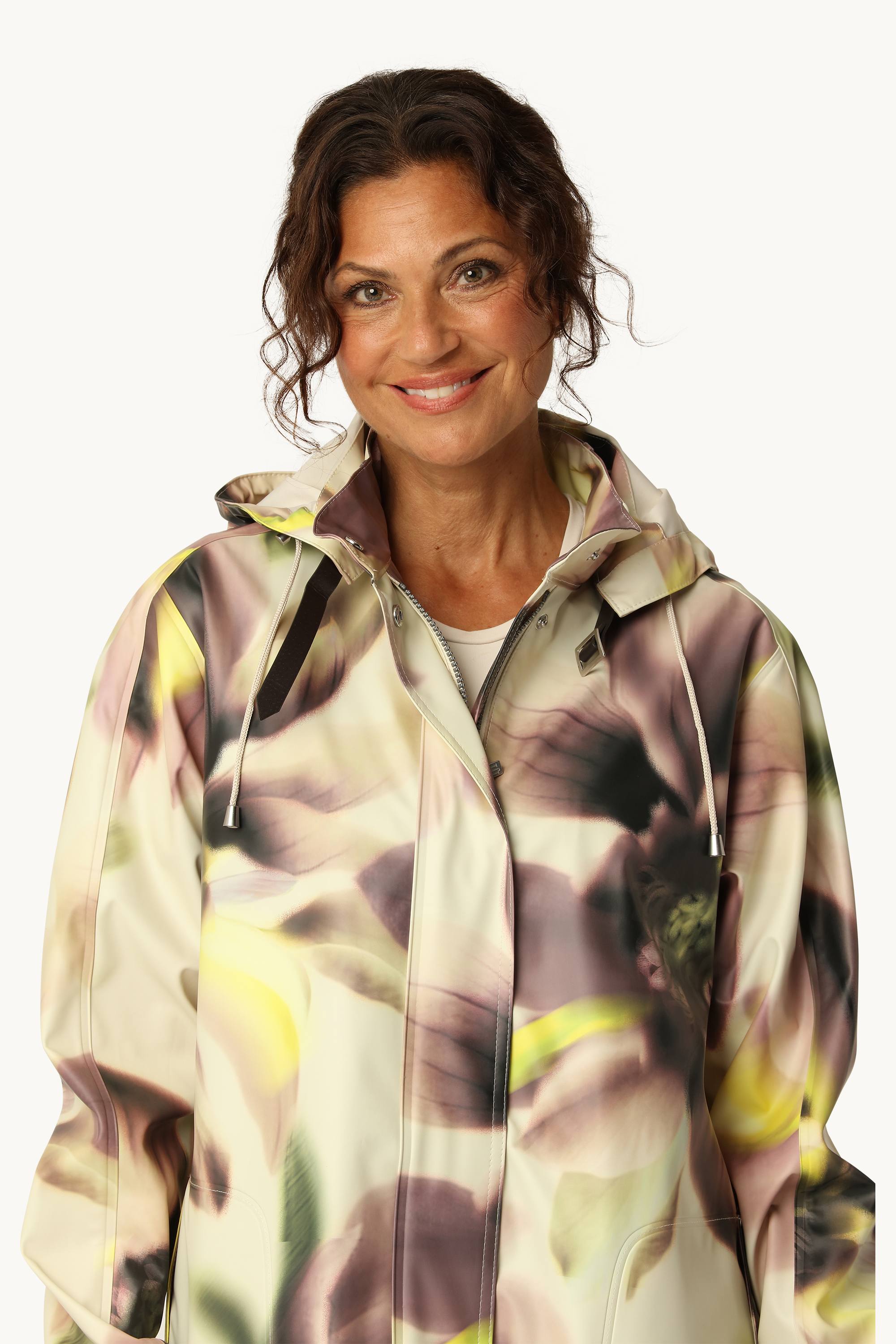 Raincoat - Light Photoristic Flower