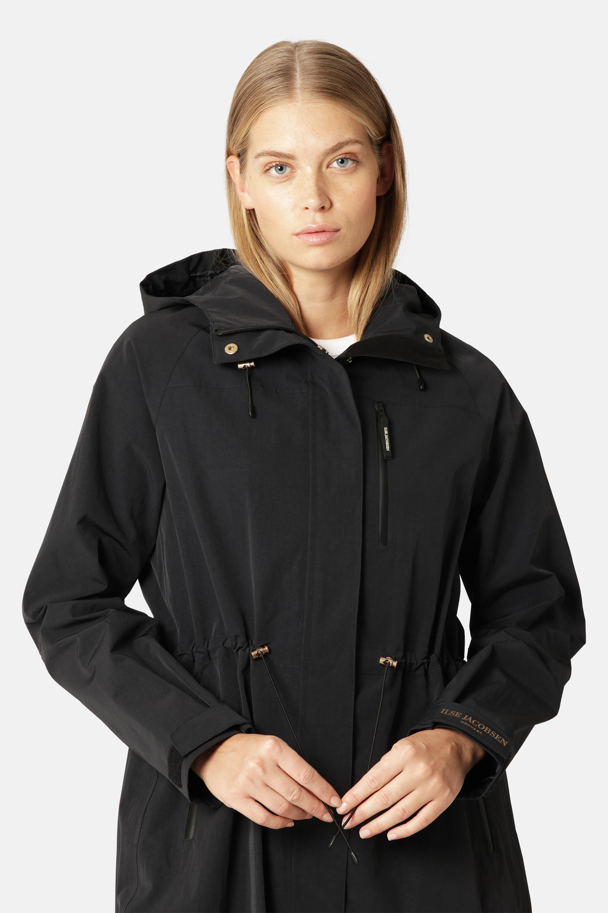 Technical Long Raincoat - Dark Indigo