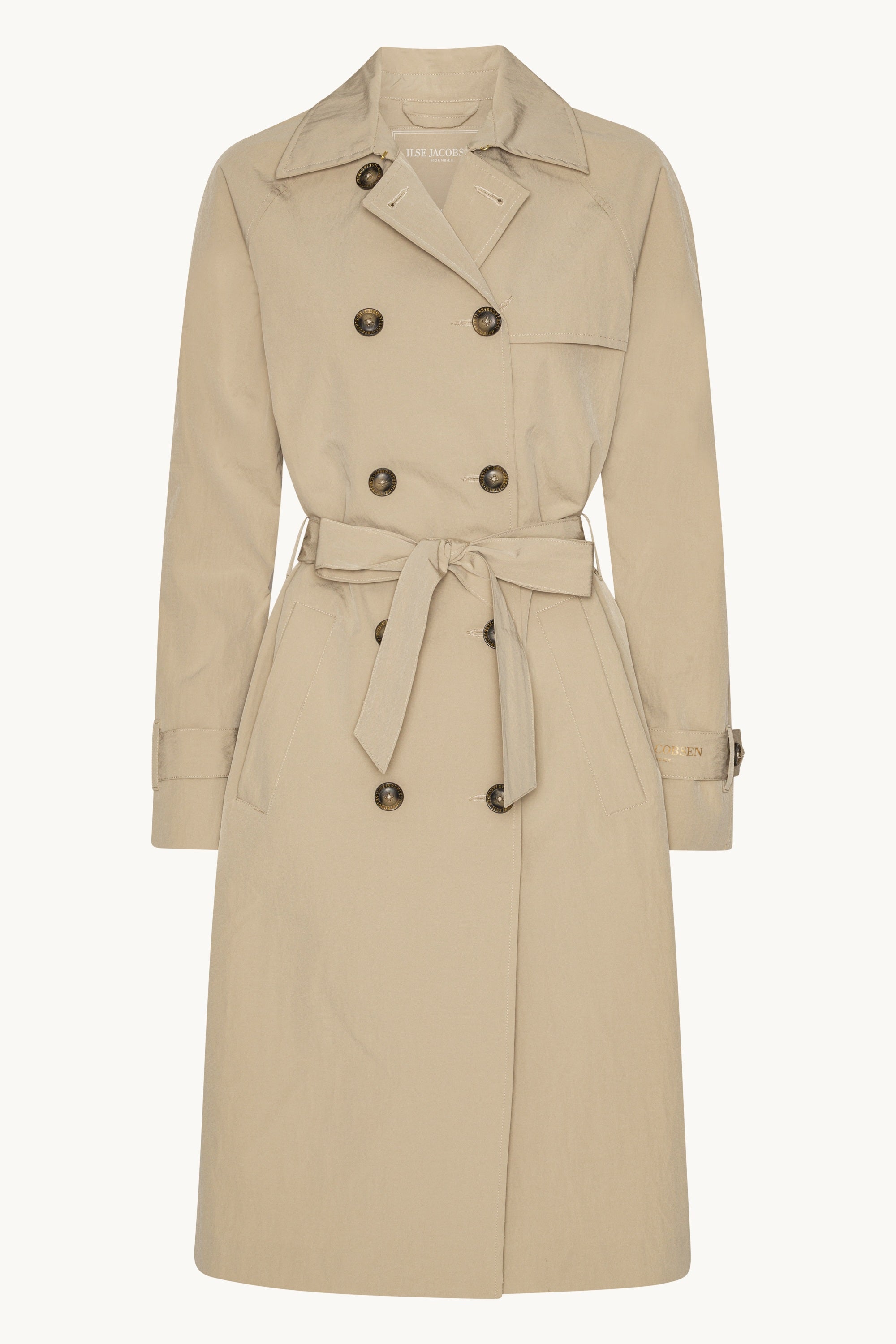 Technical Trench Raincoat - White Pepper