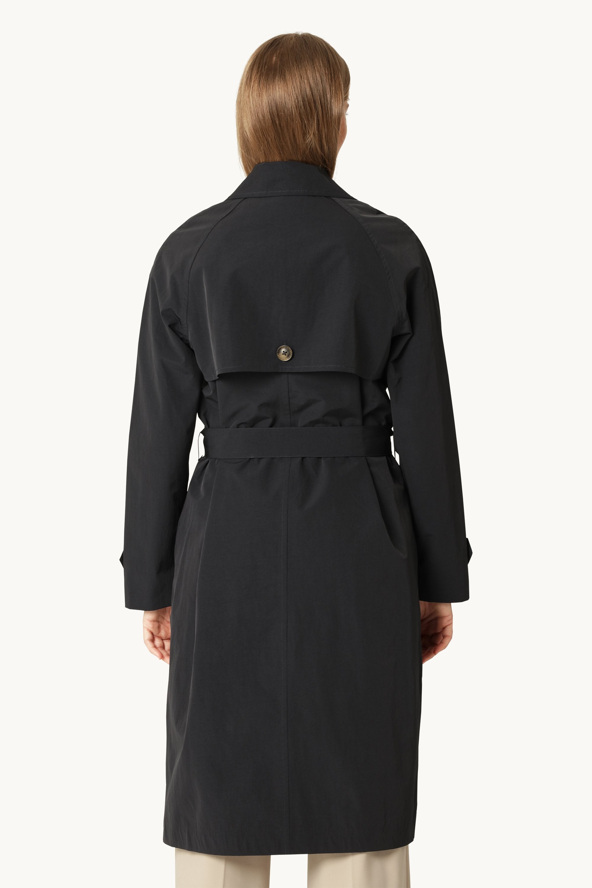 Technical Trench Raincoat - Dark Indigo