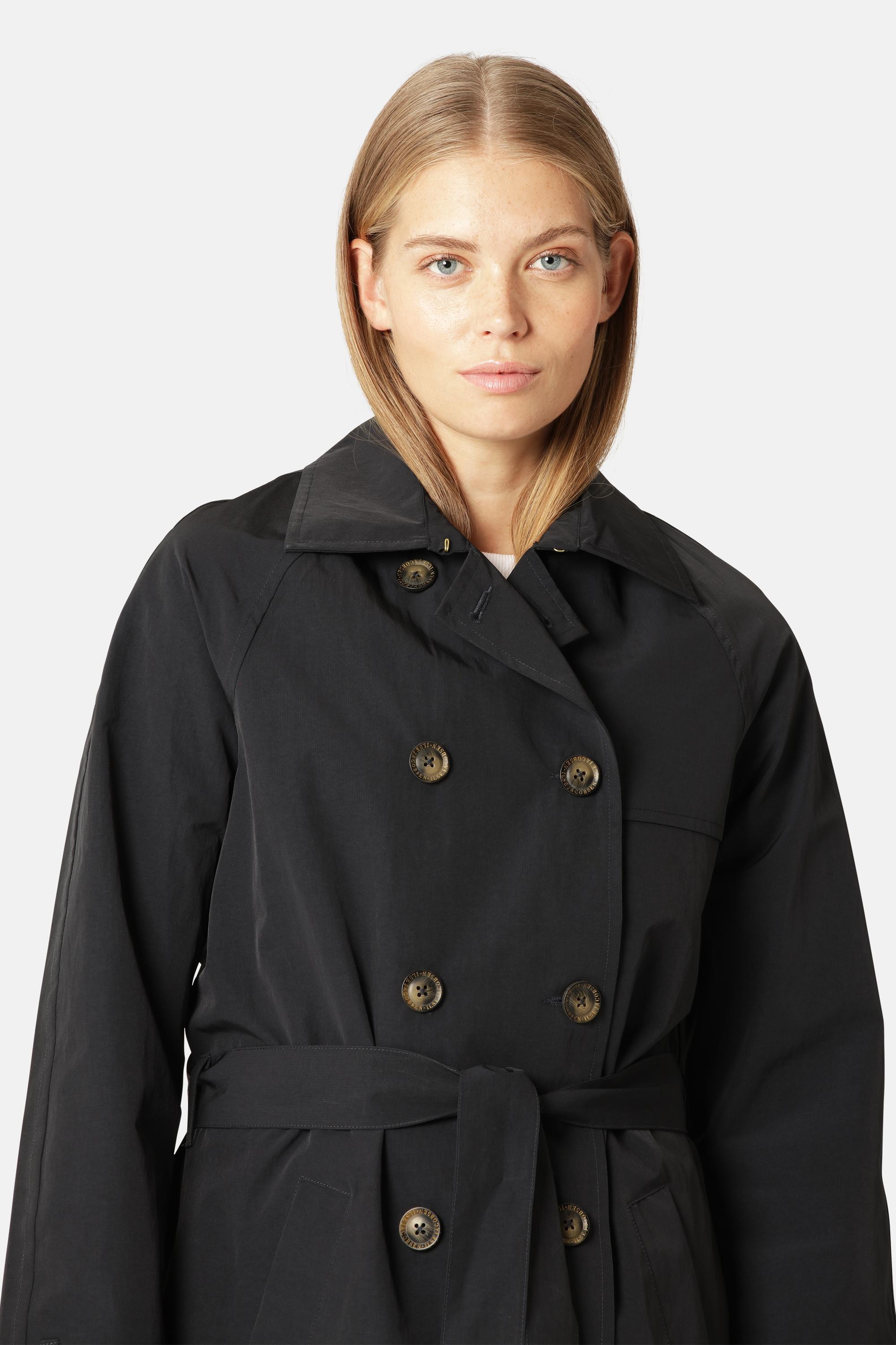Technical Trench Raincoat - Dark Indigo