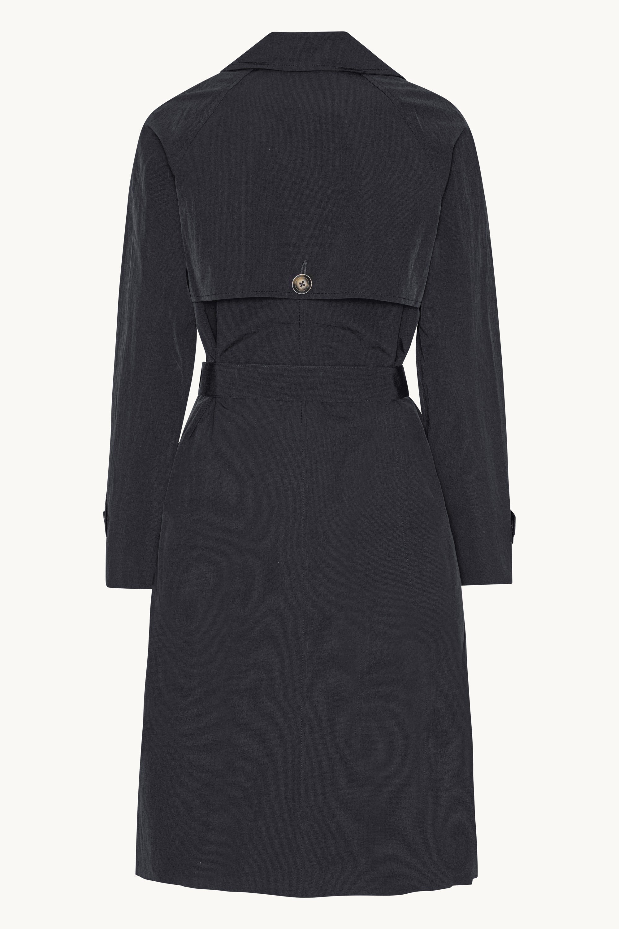 Technical Trench Raincoat - Dark Indigo