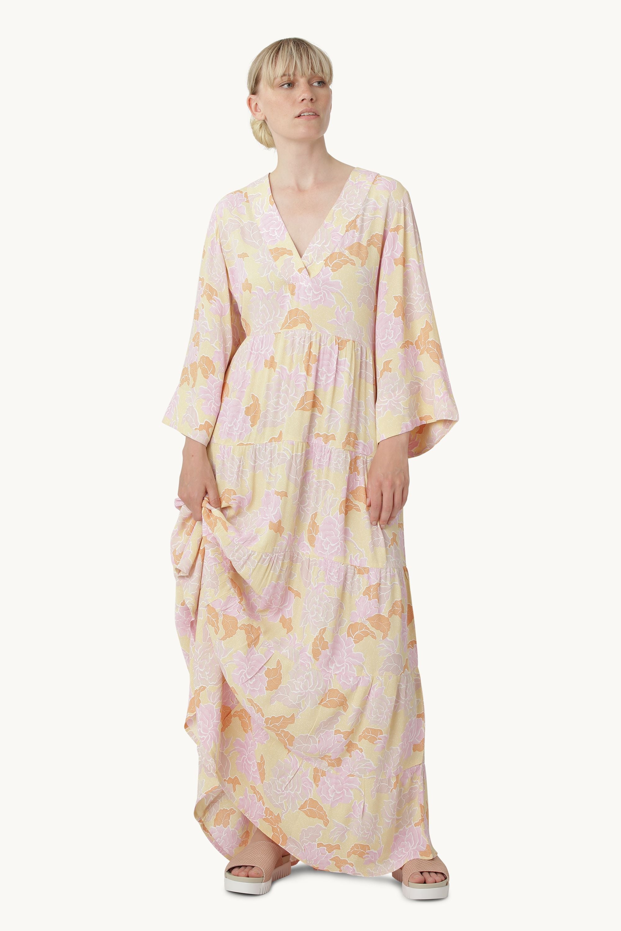 Long Dress - Custard