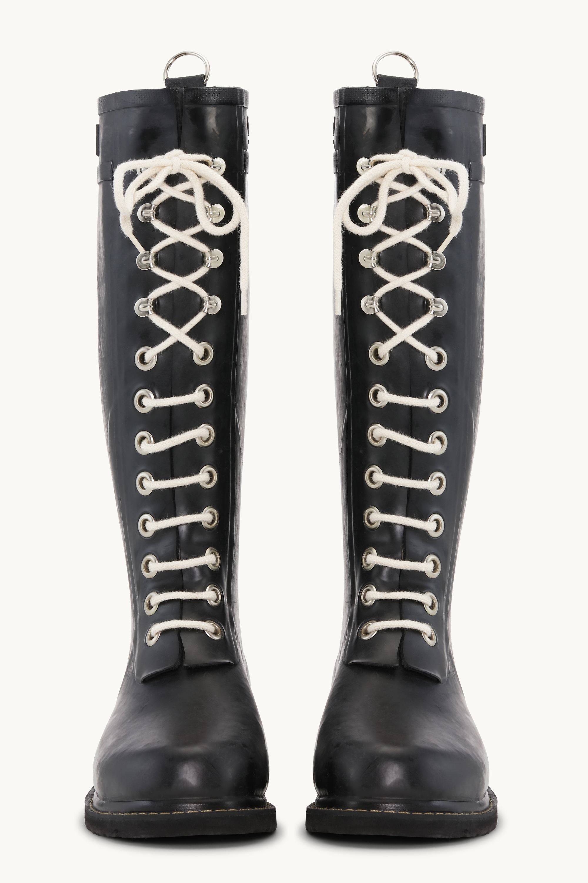 Long Rubber Boots - Black