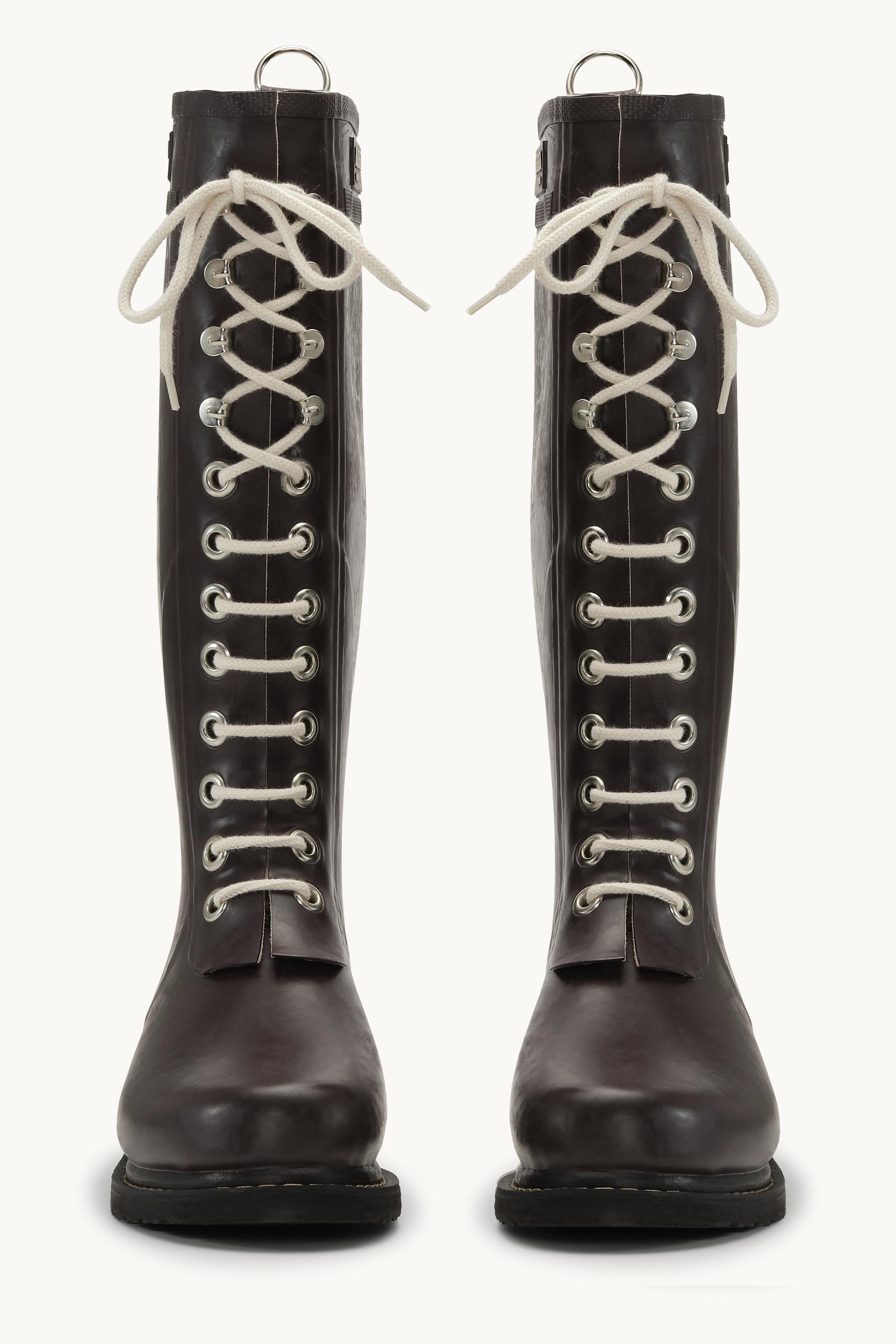 Long Rubber Boots - Ganache