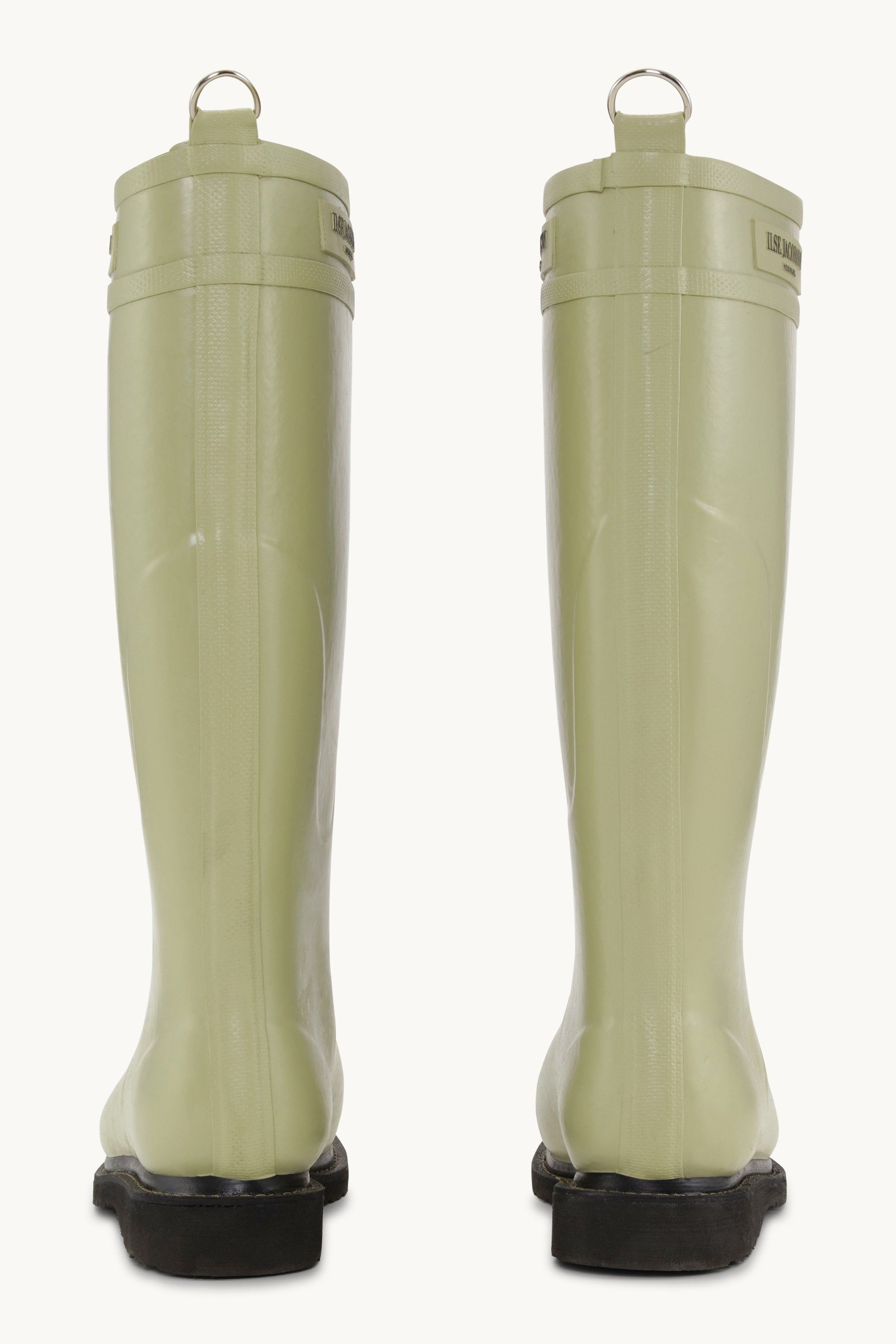 Long Rubber Boots - Olive Grass