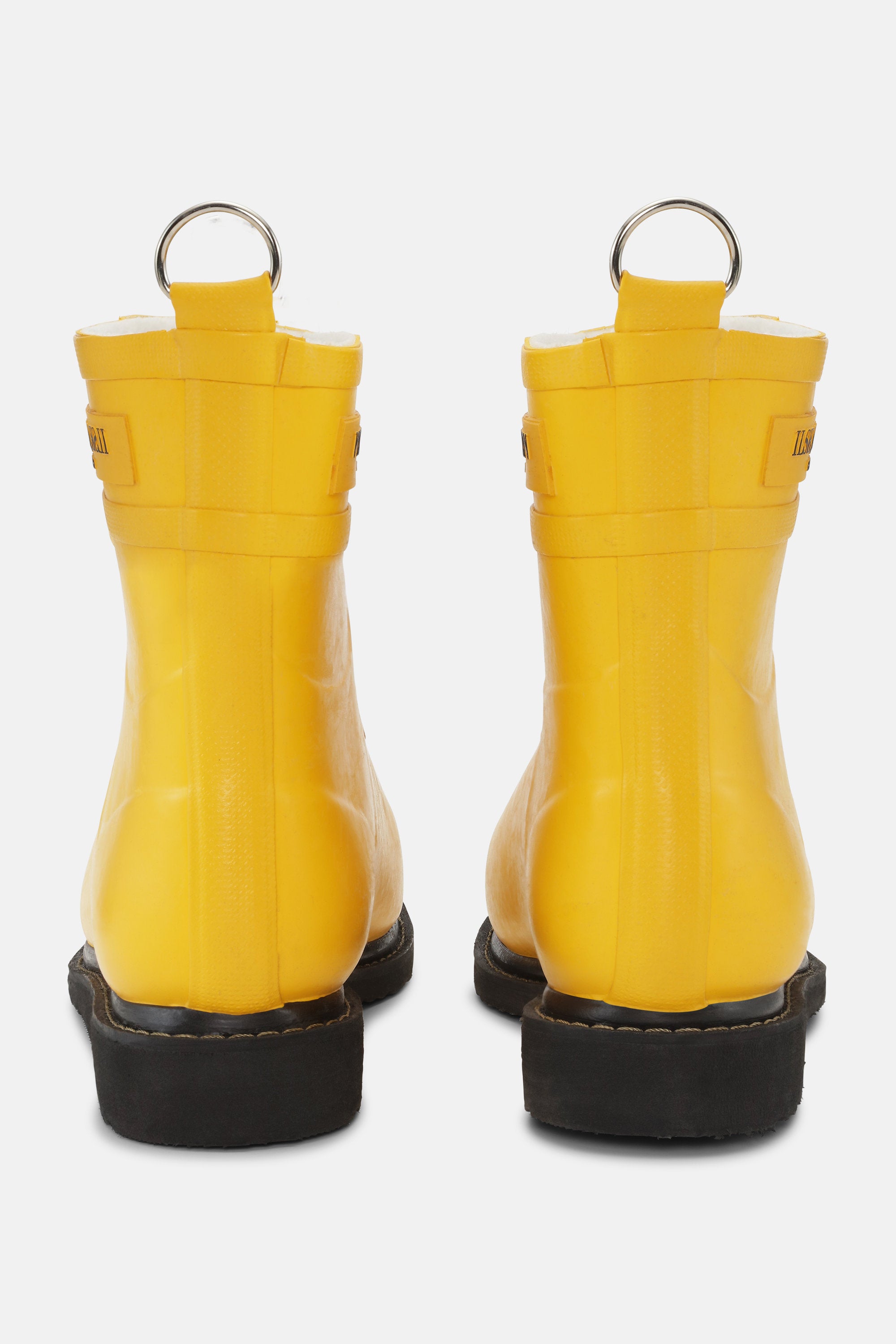 Short Rubber Boots - Cyber Yellow