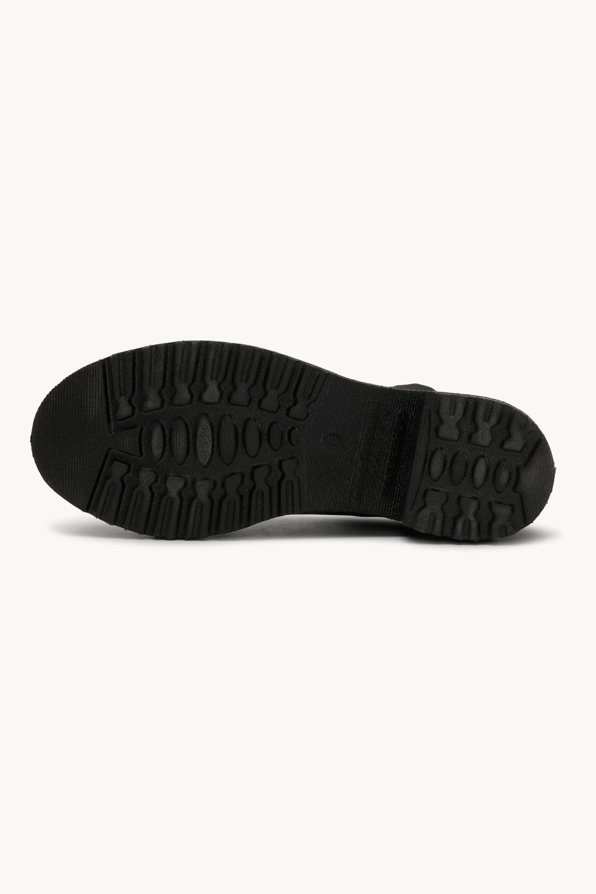 Short Rubber Boots With High Heel - Black