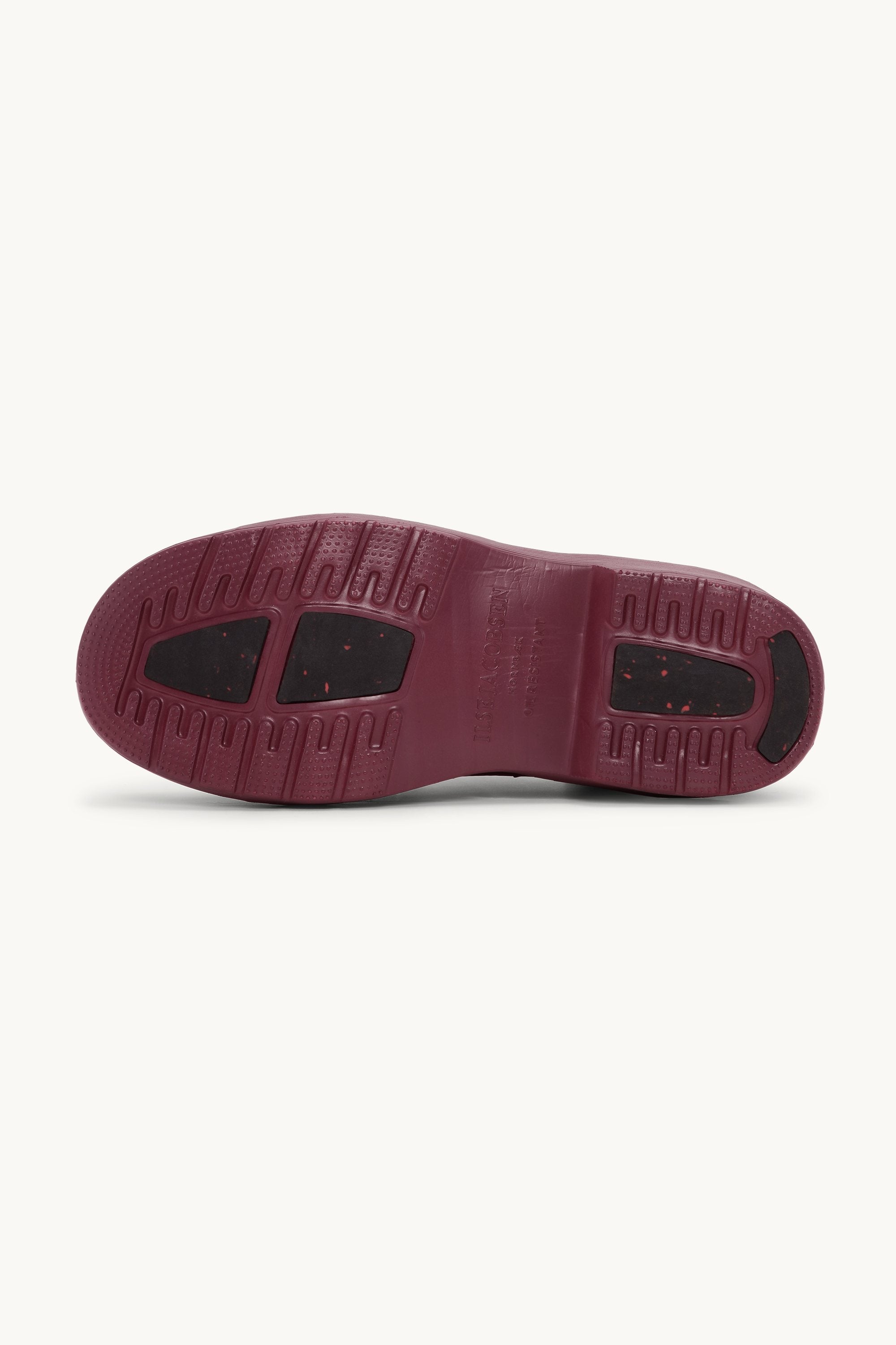 Clog Rainboots Soft-Top - Maroon Banner
