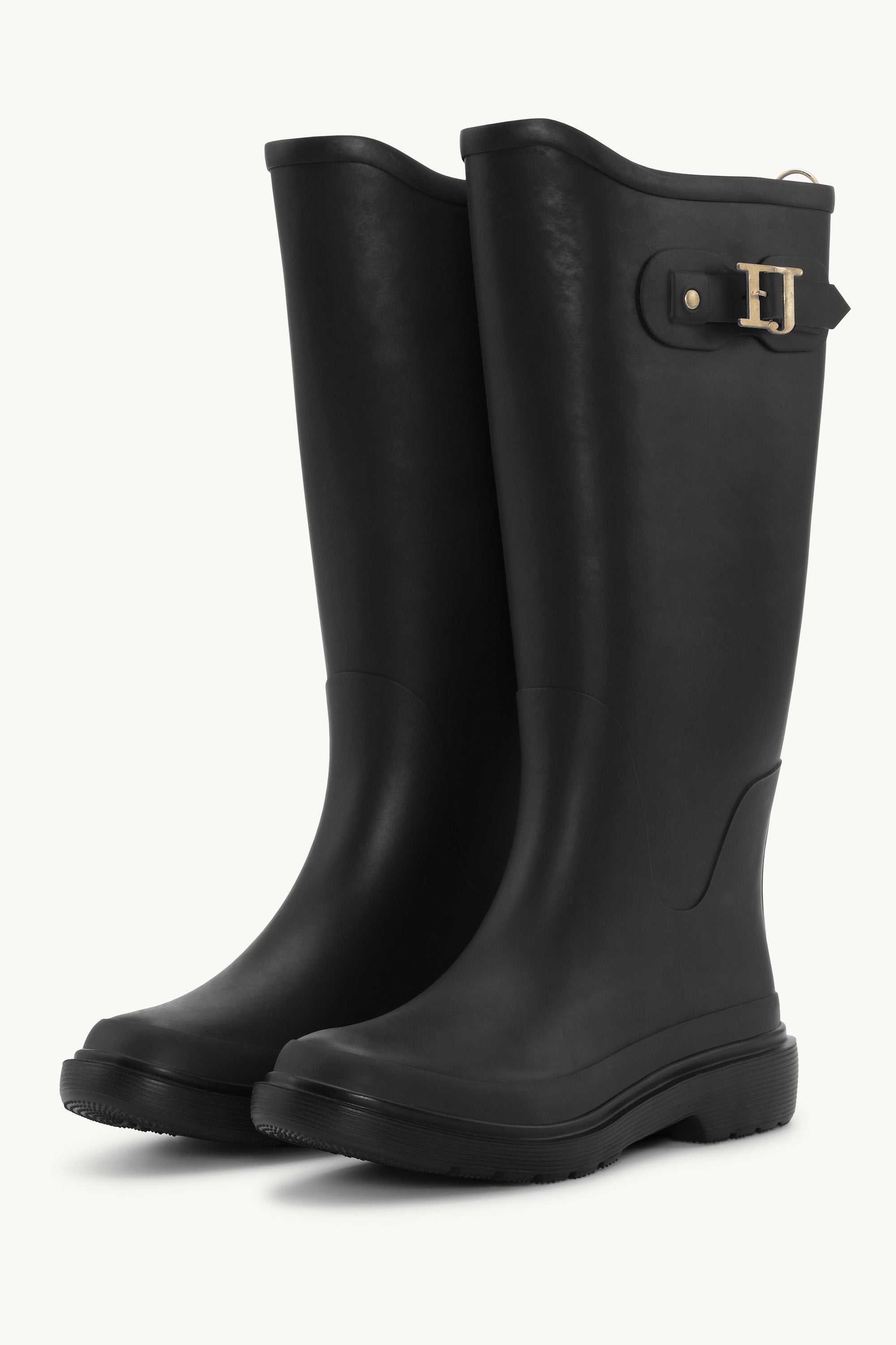 Long Rainboots - Black Black