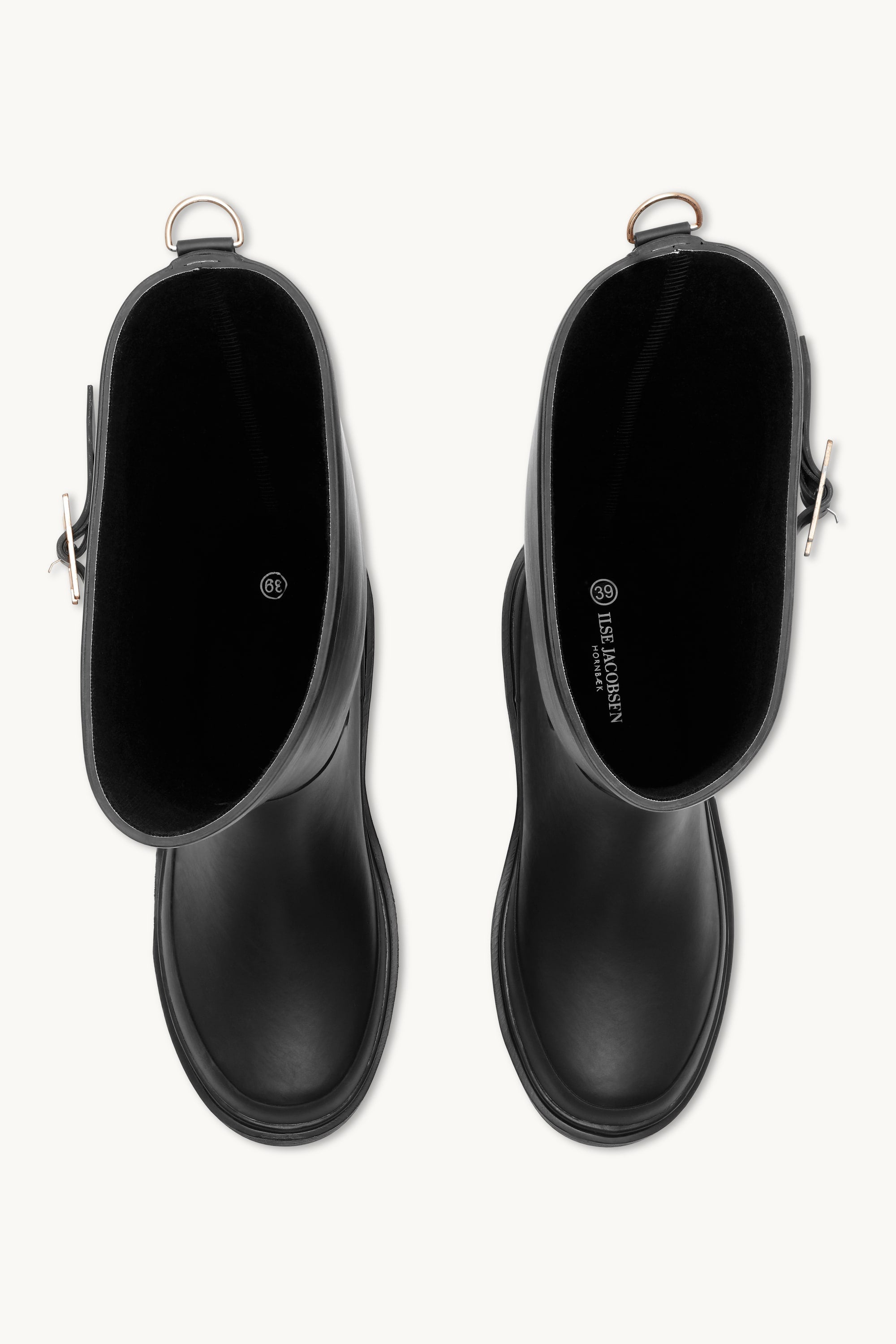 Long Rainboots - Black Black
