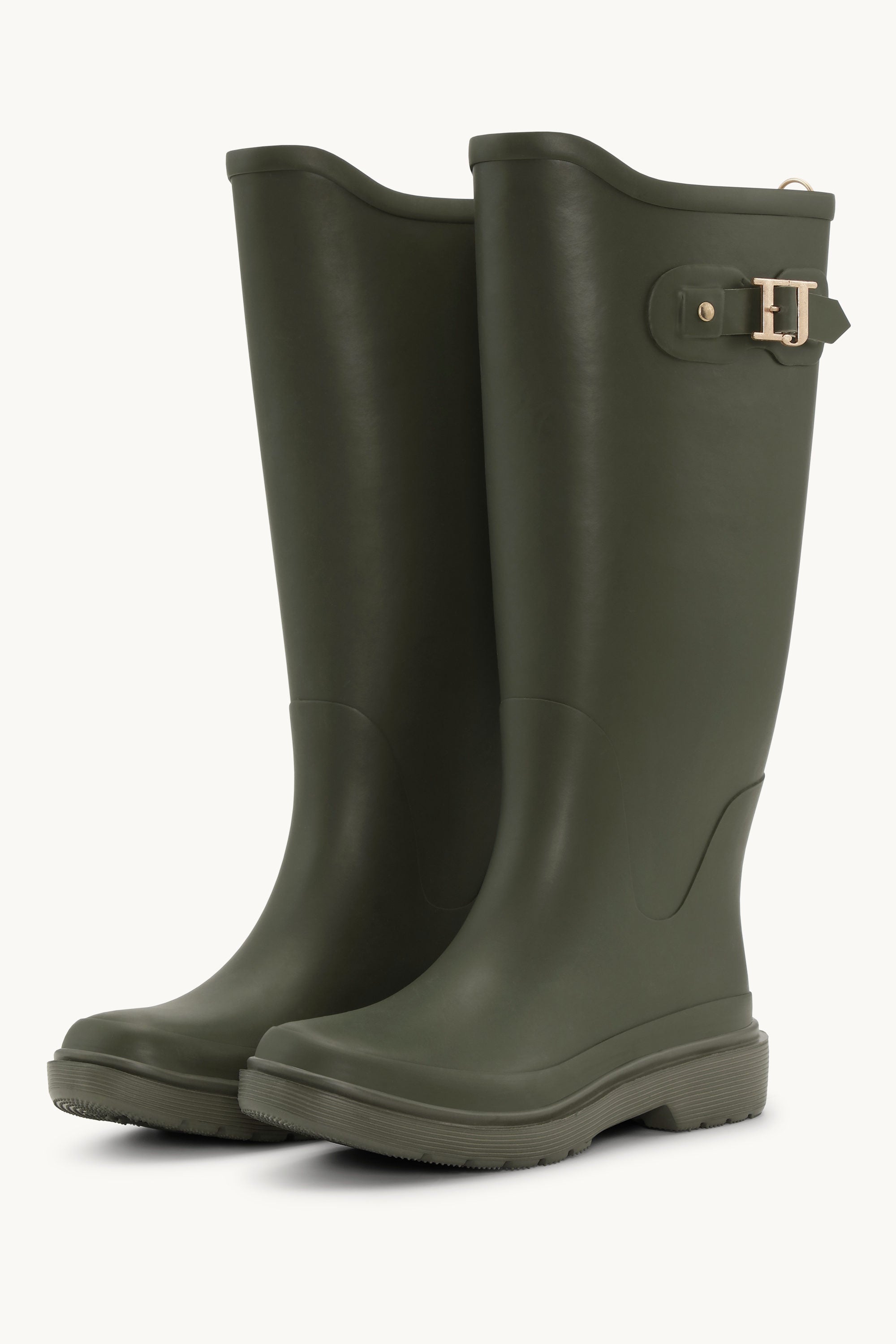 Long Rainboots - Army Army