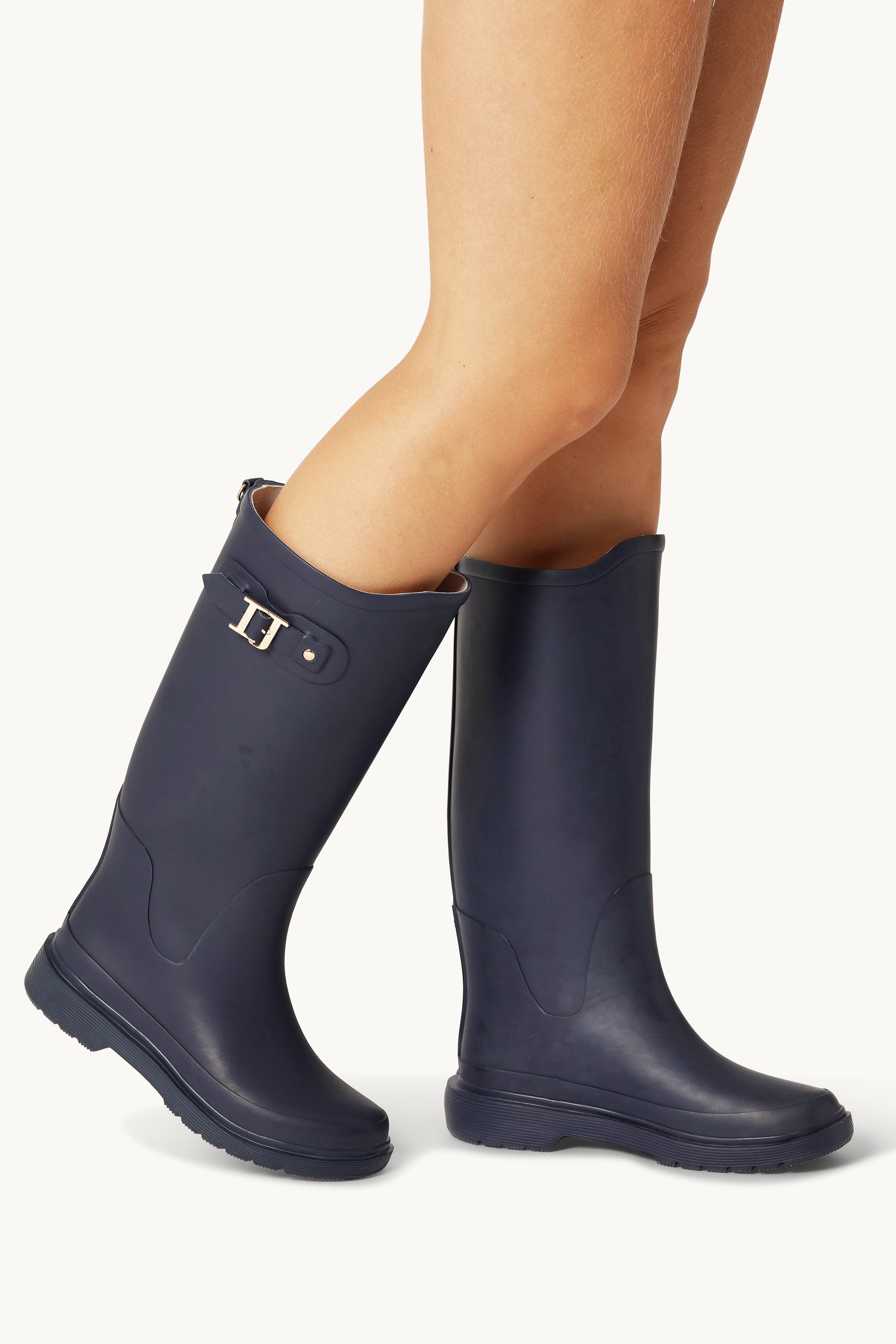 Long Rainboots - Navy Navy