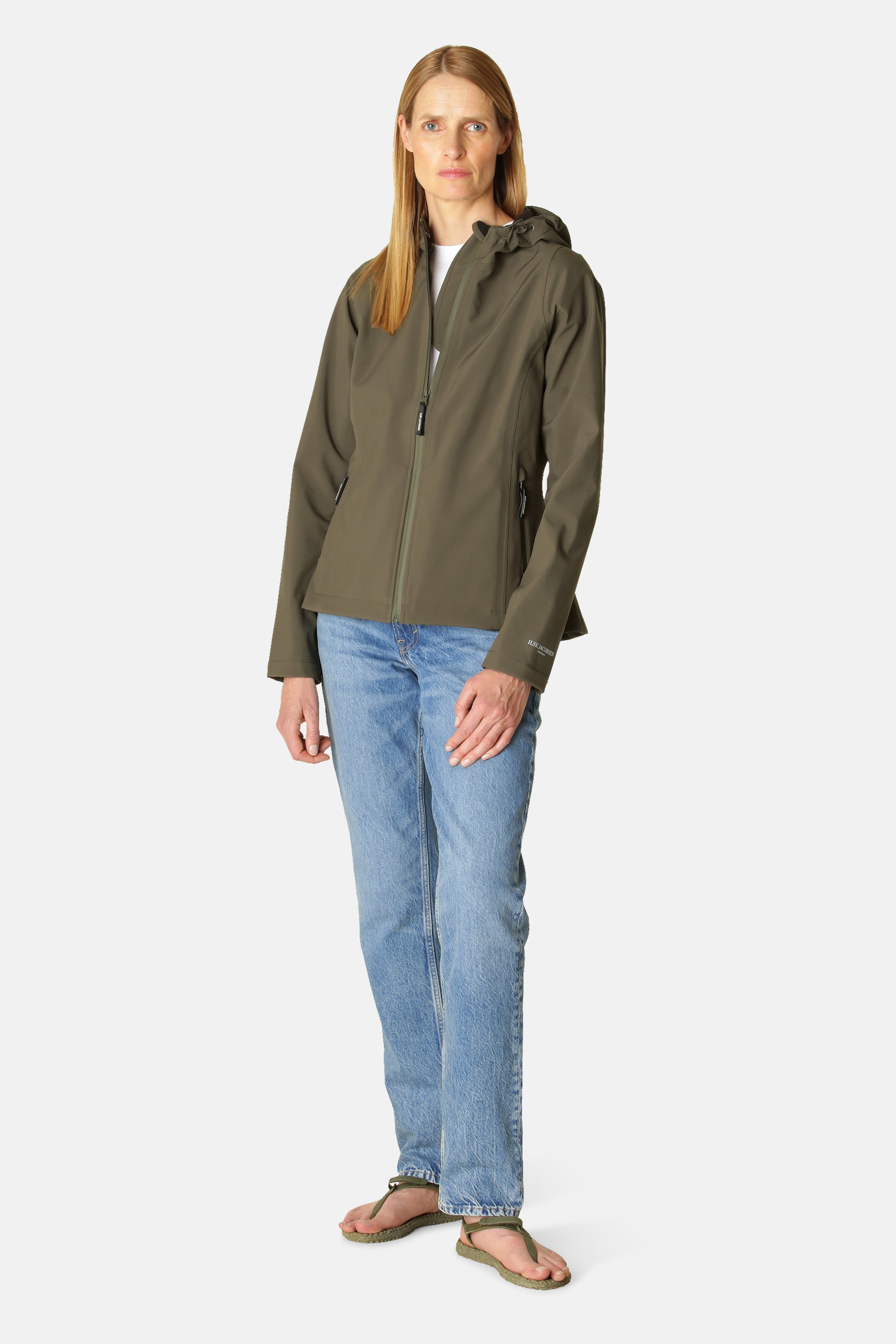 Ilse Jacobsen Hornbæk Rain Rain Jacket Rain jacket 410 Army