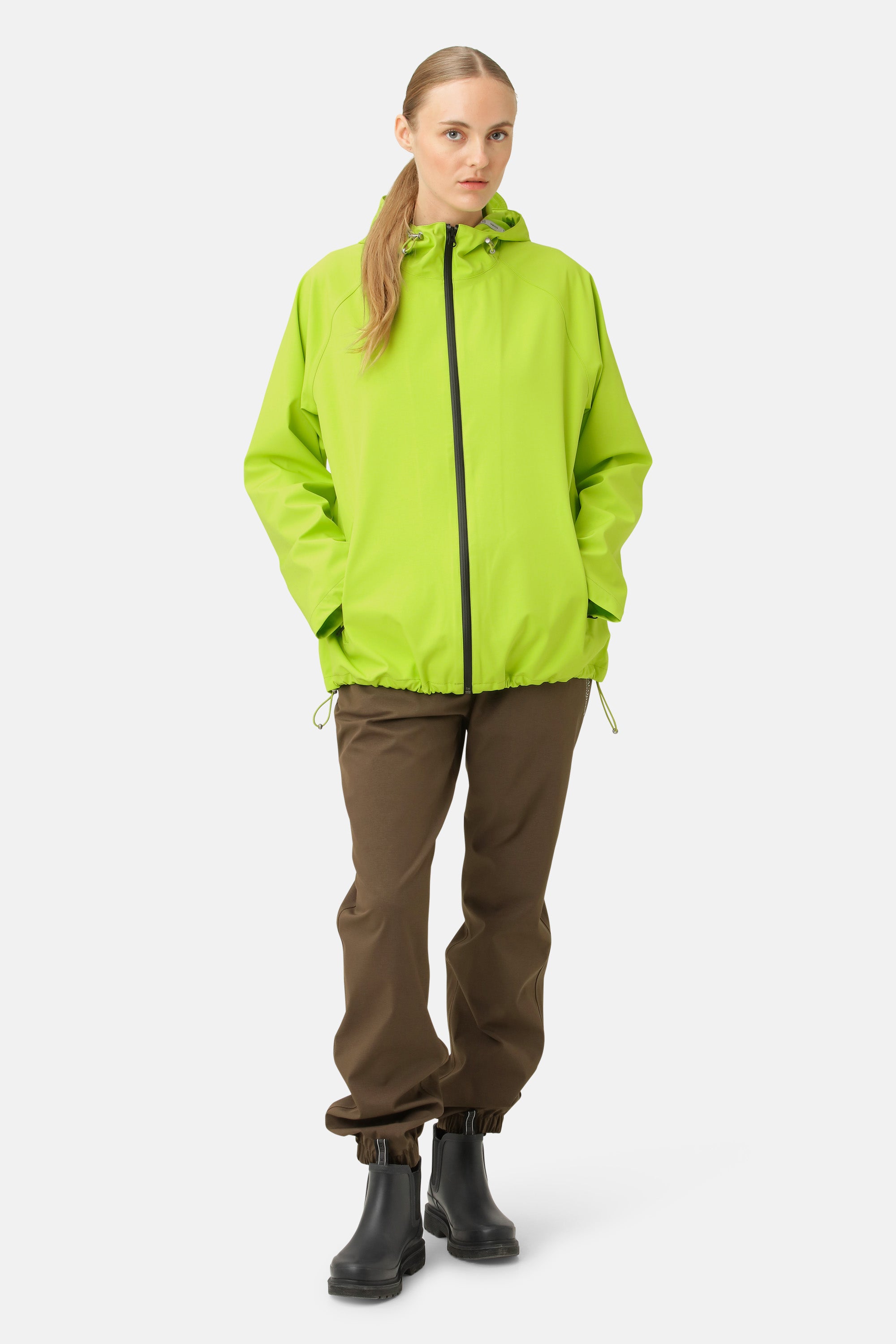 Rain Jacket Lime Green