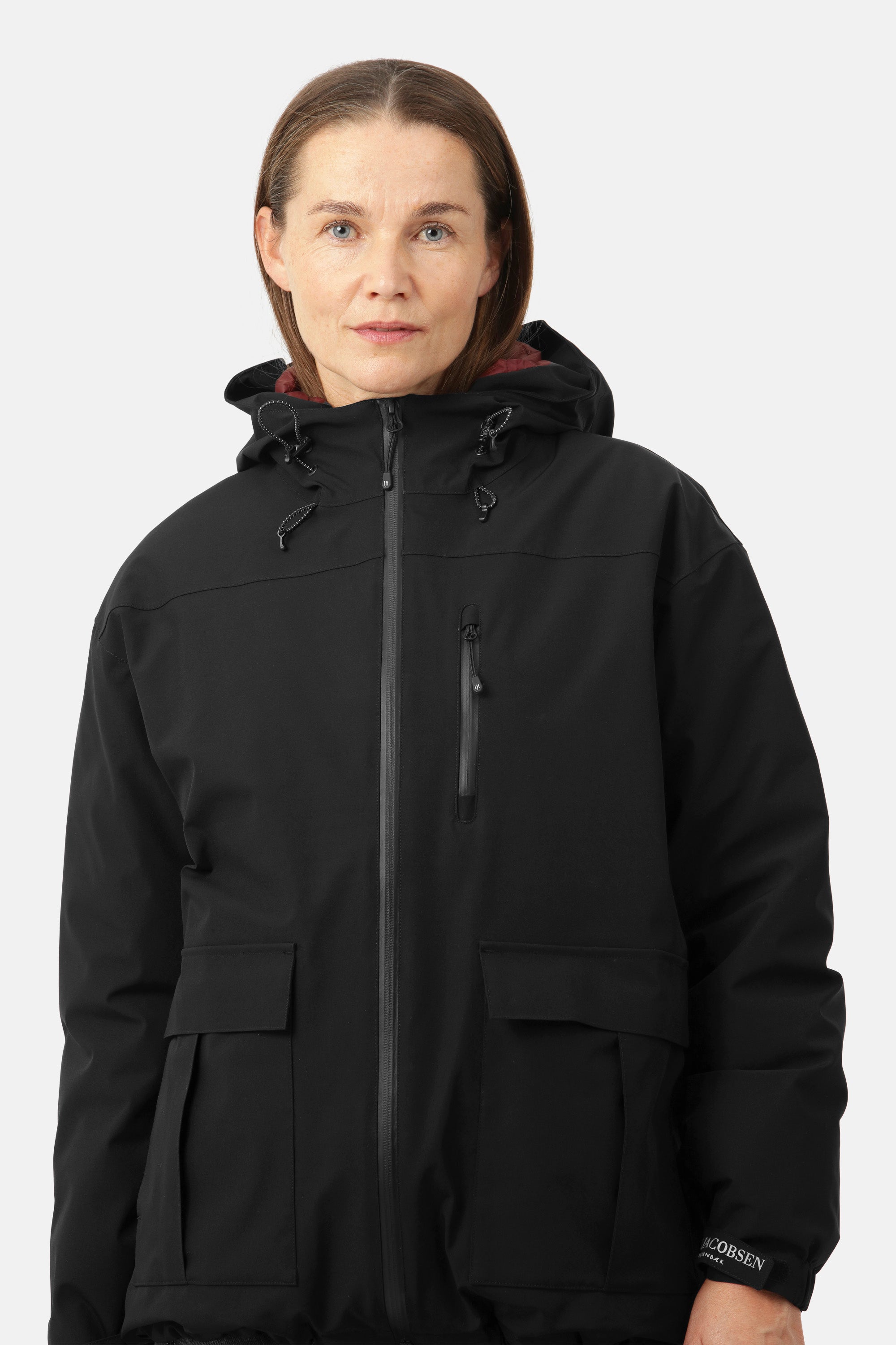 Ilse Jacobsen Hornbæk Rain Raincoat Rain jacket 001 Black
