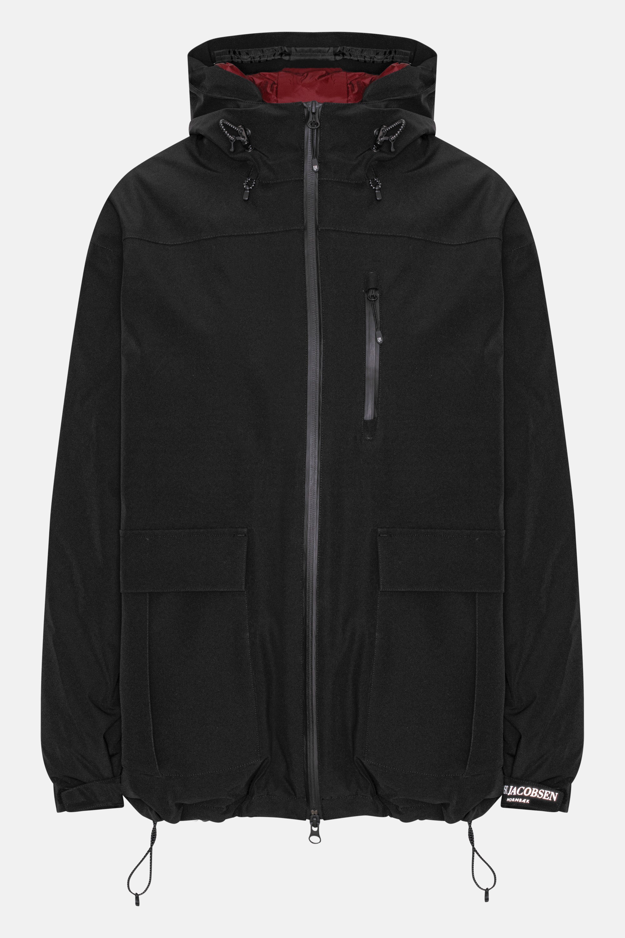 Ilse Jacobsen Hornbæk Rain Raincoat Rain jacket 001 Black