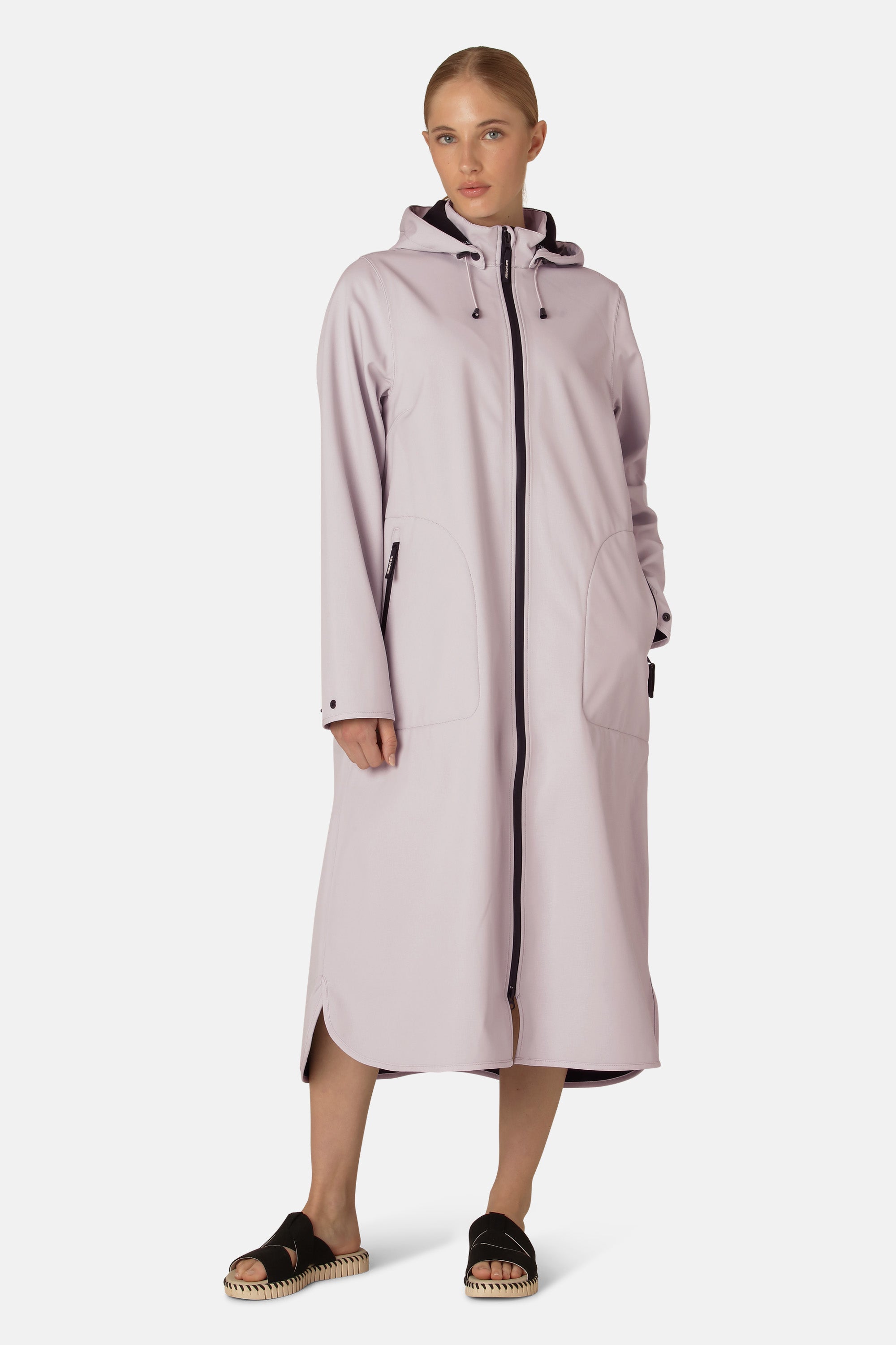 Canaln Ilse Jacobsen Mens Raincoat Raincoat Concrete