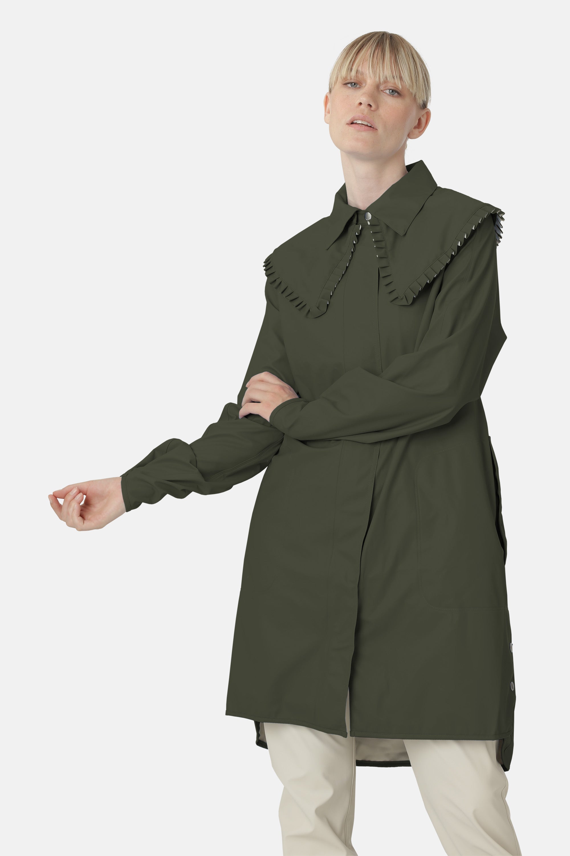Ilse Jacobsen Hornbæk Rain Raincoat Raincoat 410 Army