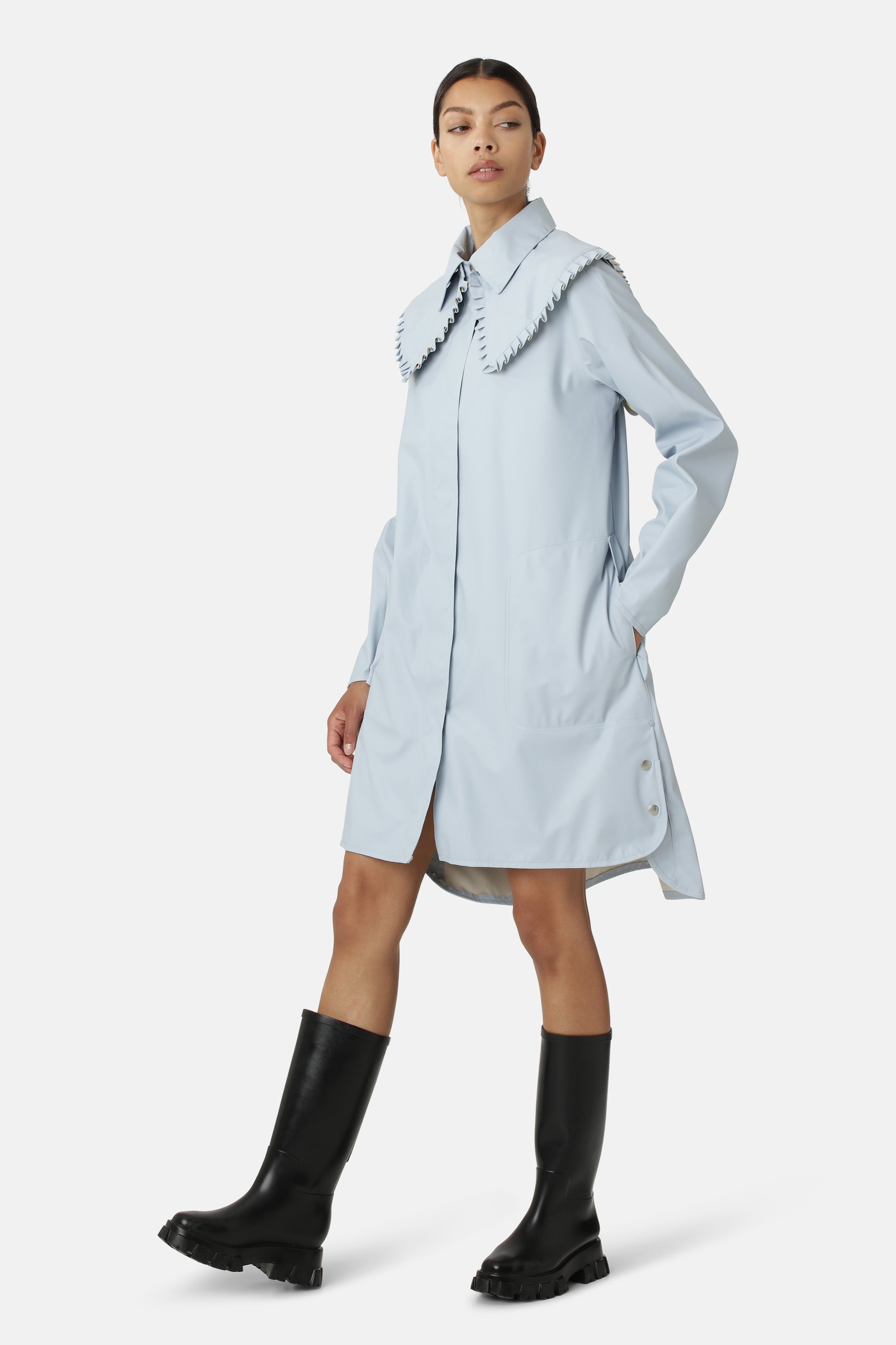 Ilse Jacobsen Hornbæk Rain Raincoat Raincoat 658 Blue Bell