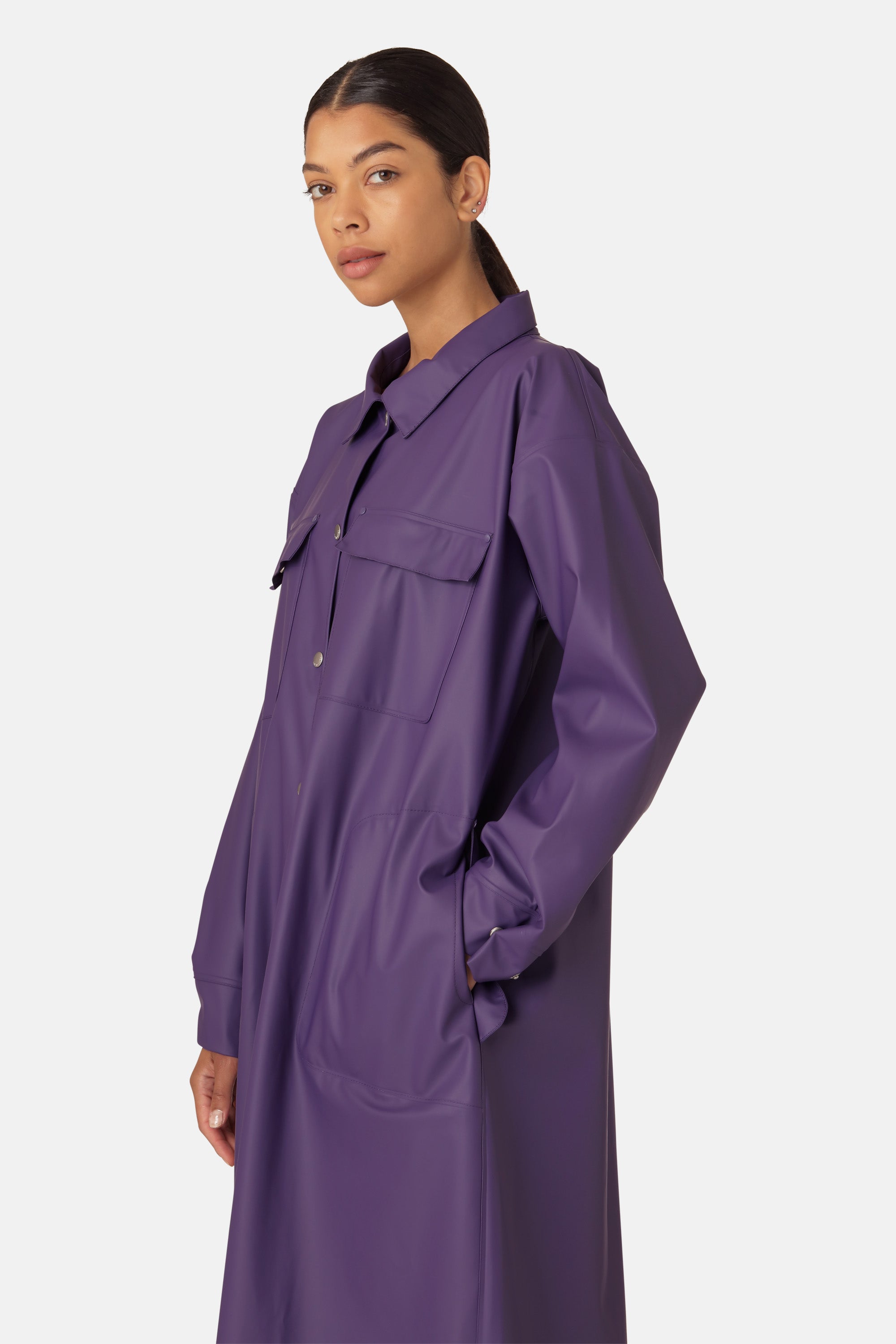 Ilse Jacobsen Hornbæk Rain Raincoat Raincoat 552 Purple Rain