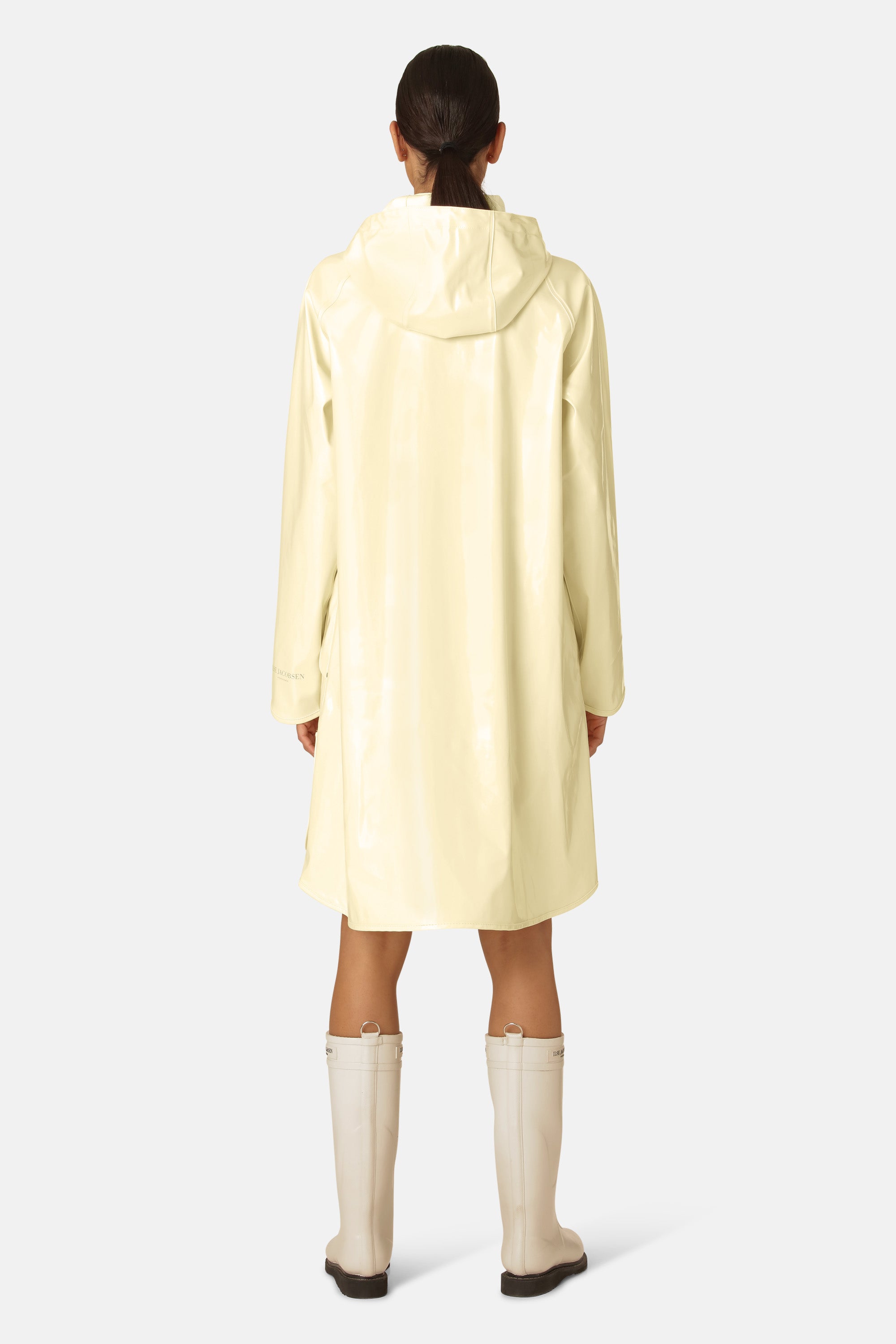 Ilse Jacobsen Hornbæk Rain Long Raincoat Raincoat 103 Double Cream