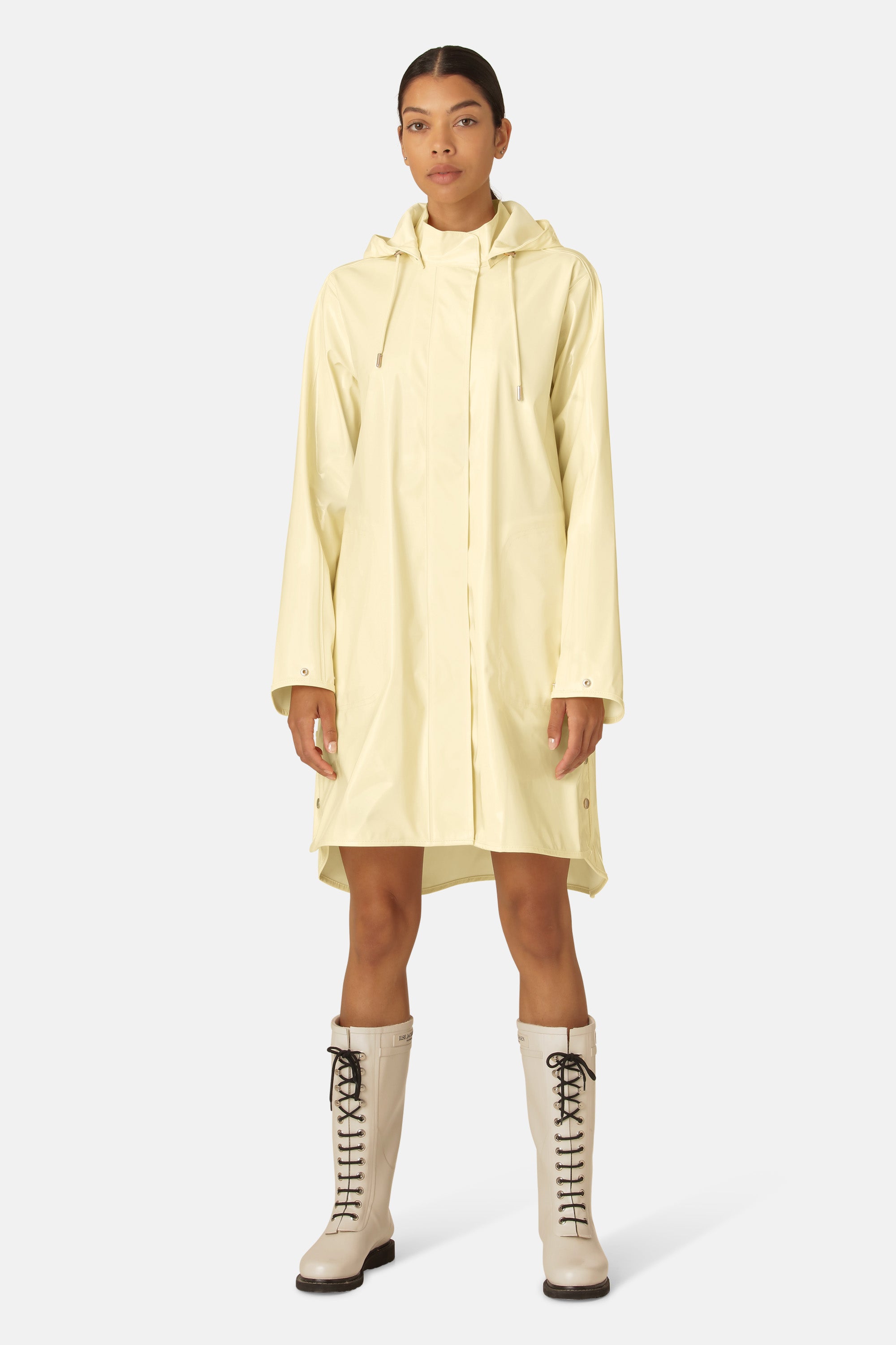 Ilse Jacobsen Hornbæk Rain Long Raincoat Raincoat 103 Double Cream