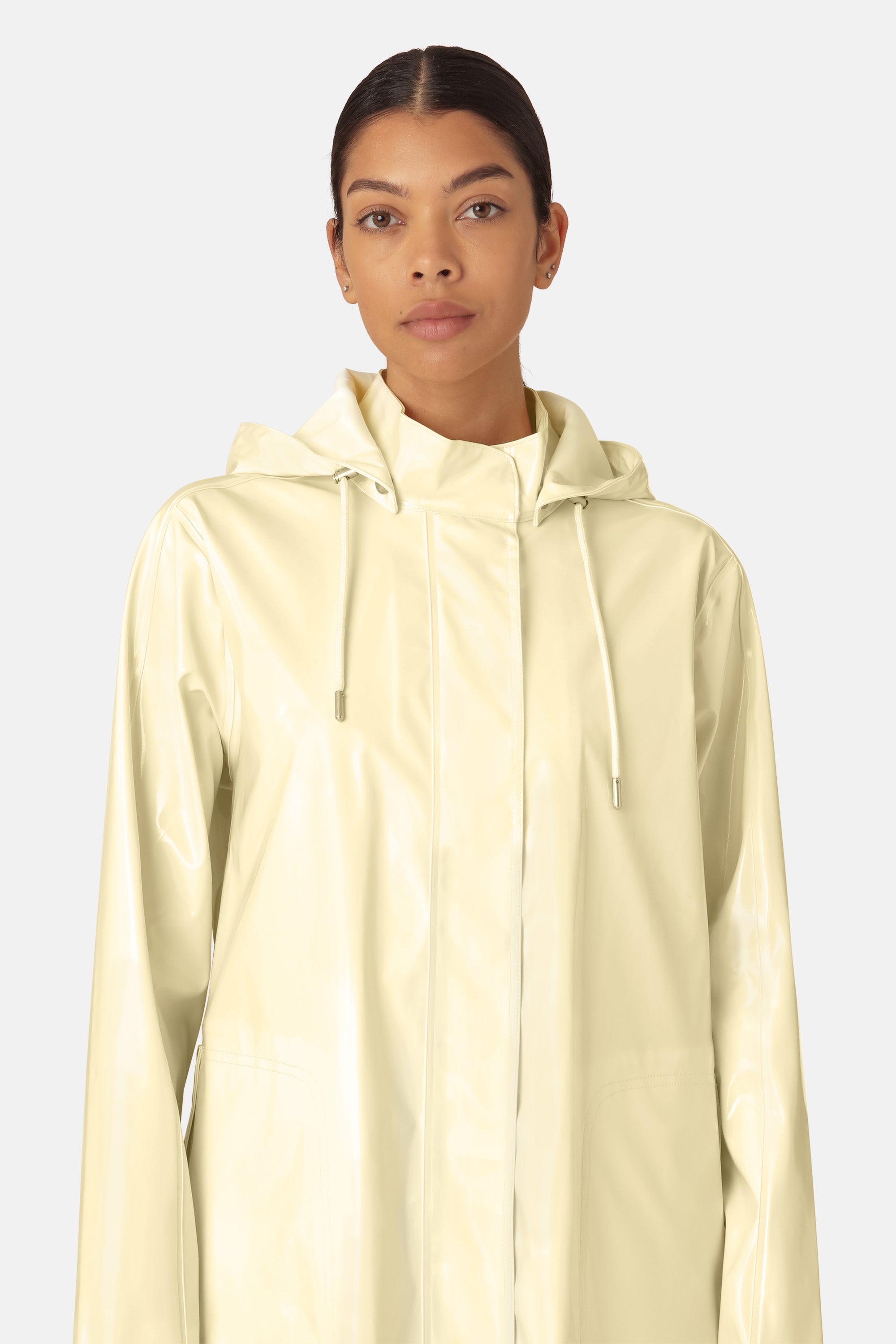 Ilse Jacobsen Hornbæk Rain Long Raincoat Raincoat 103 Double Cream