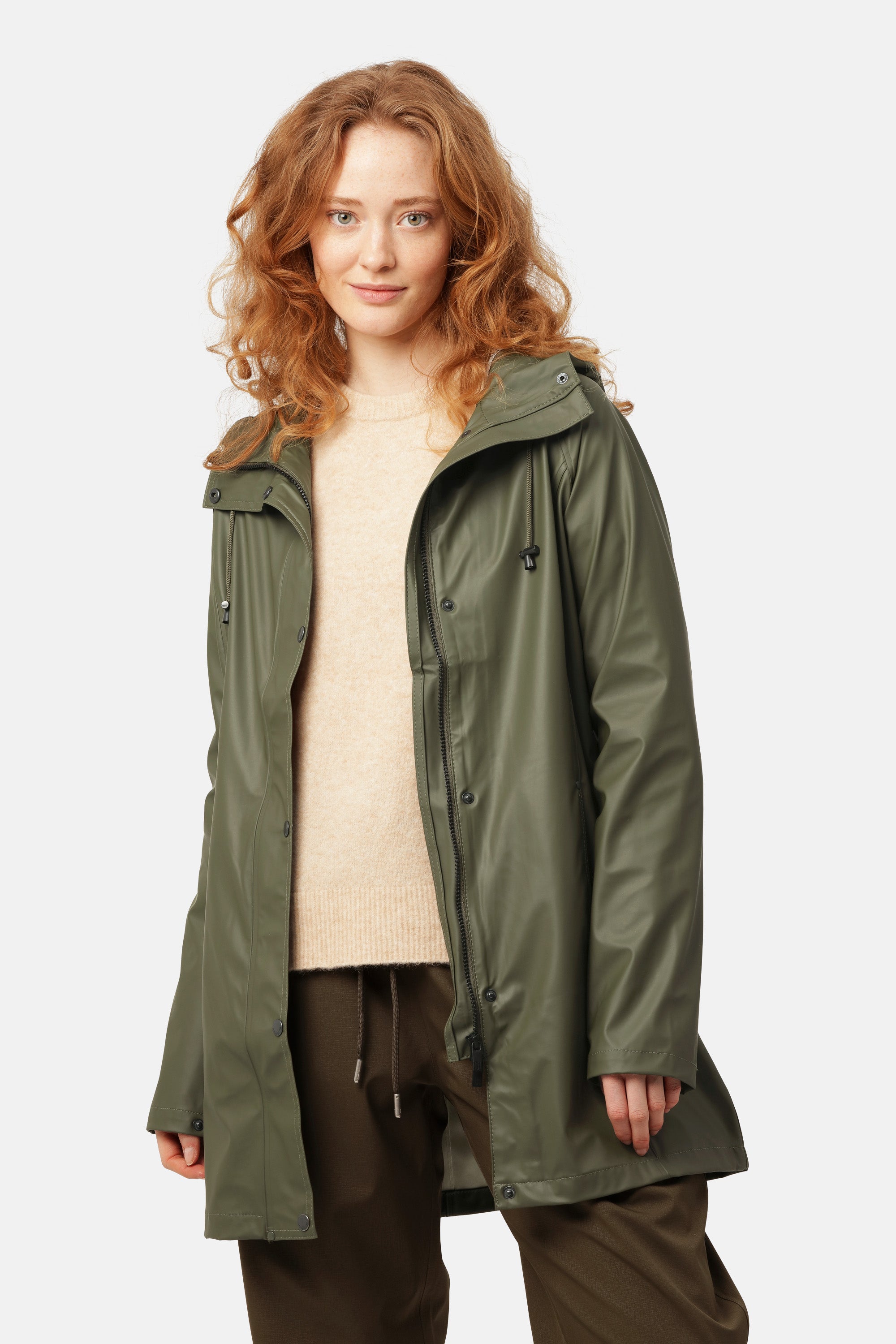 Ilse Jacobsen Hornbæk Rain Raincoat Raincoat 410 Army