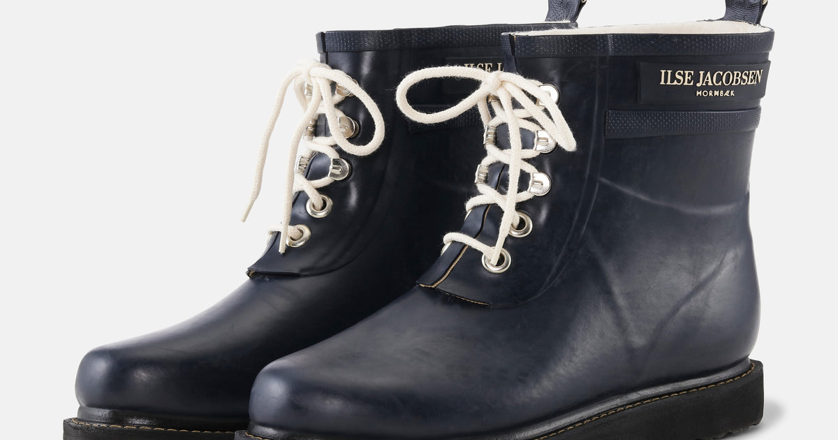 Jacobsen Rub15 Ilse Jacobsen Black Rubber Boot Ilse Jacobsen