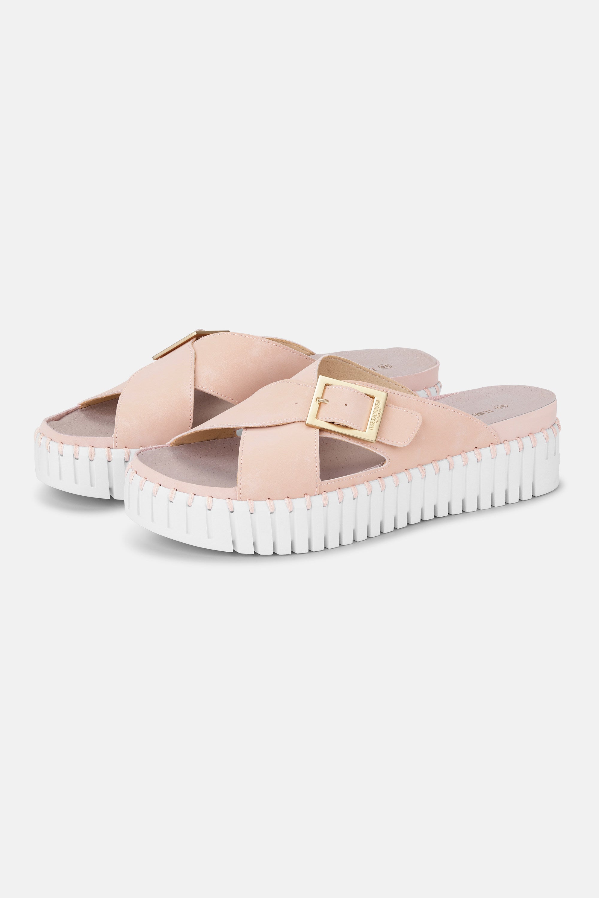 Sandals Crossover - Adobe Rose White