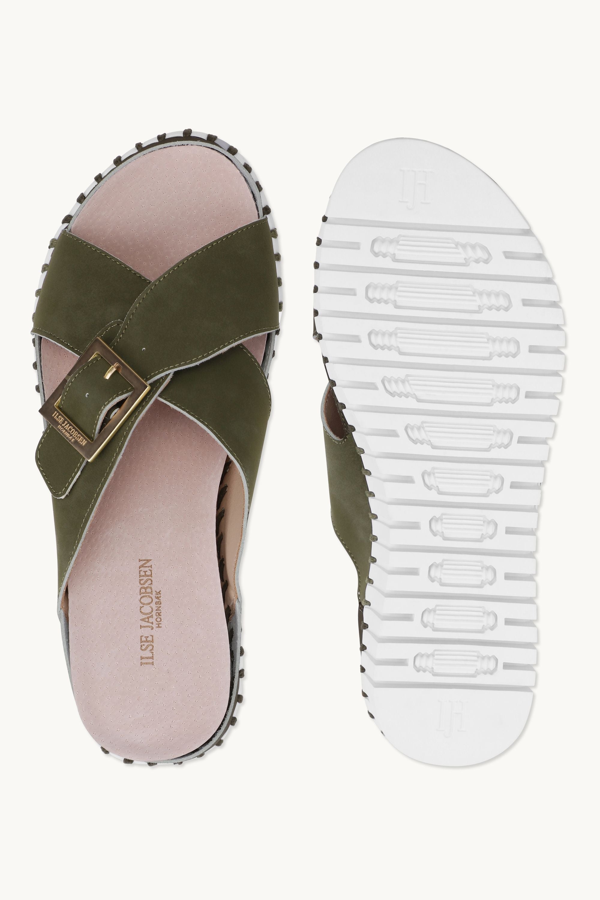 Sandals Crossover - Army White