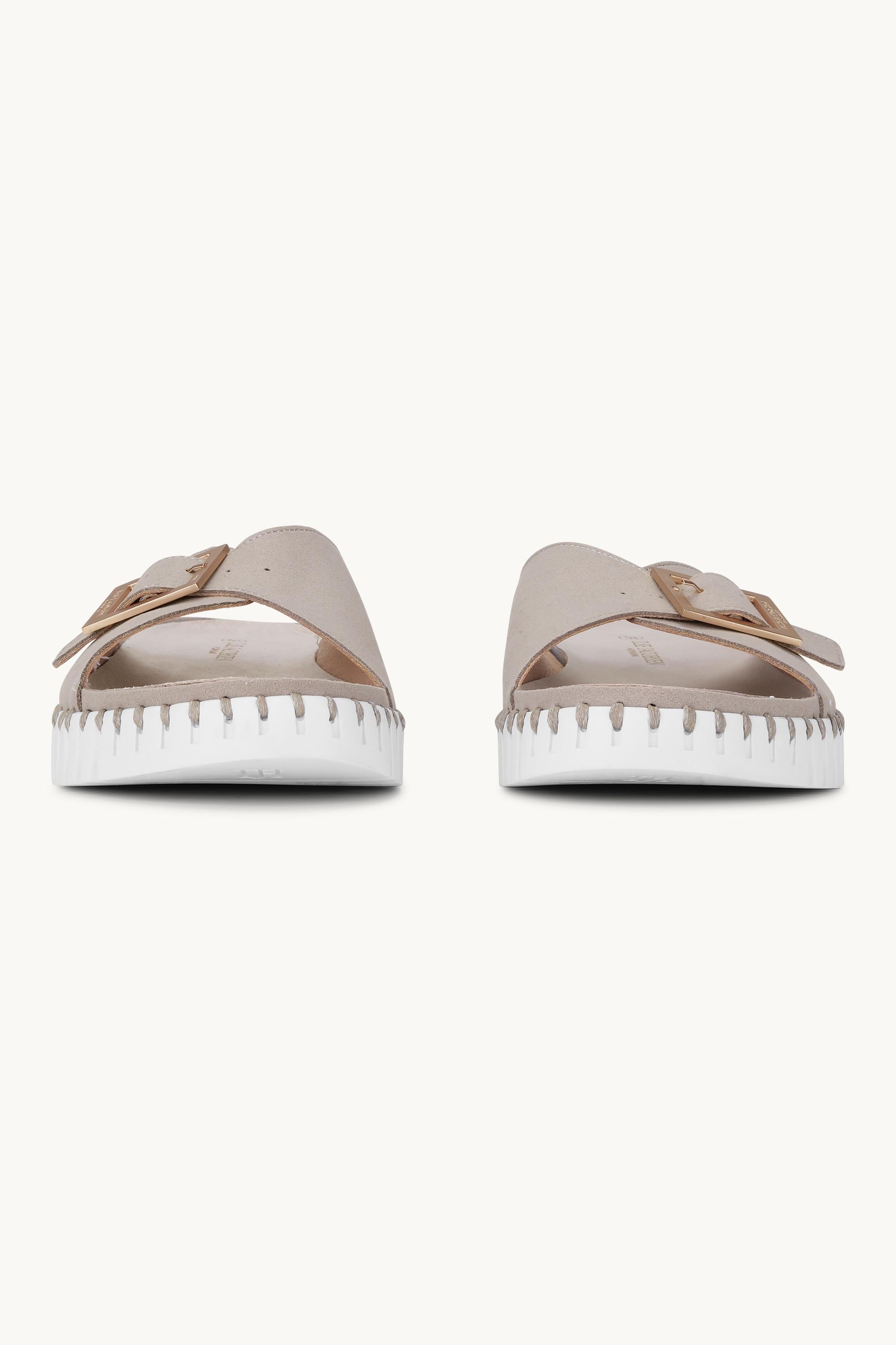 Sandals Buckle - Atmosphere White