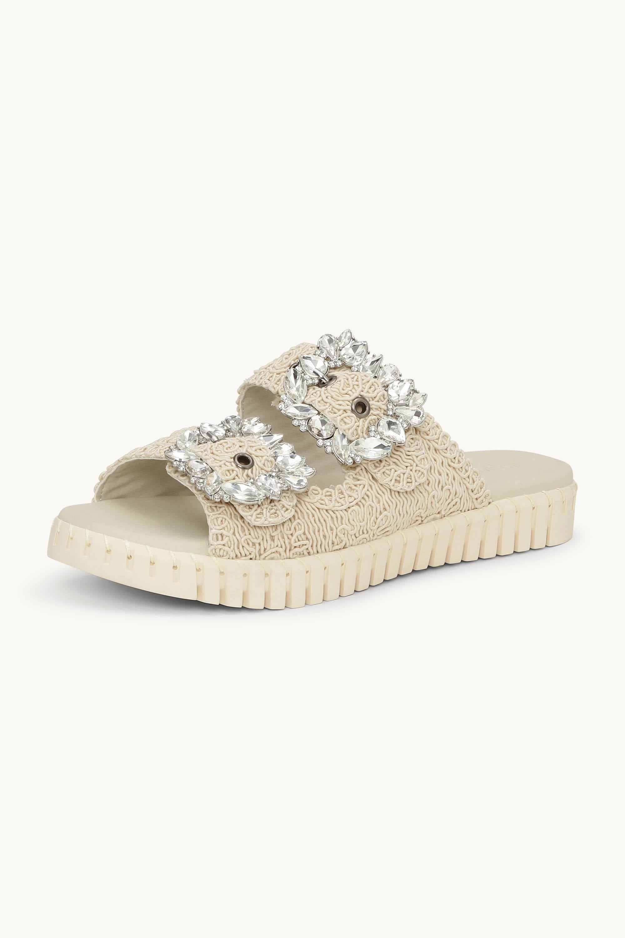 アスペルジュドゥアスペルジュ（希少） Tulip Sandal - Kit Pearled Ivory