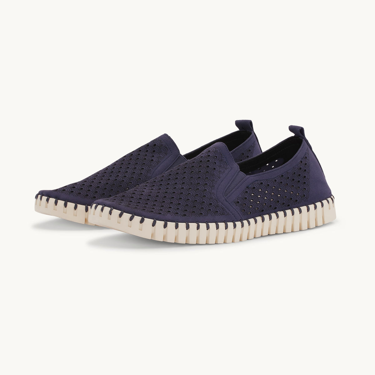 TULIP140MEN-600_F_500_c45008e4  $104 ILSE JACOBSEN Hornbaek Navy Tulip Perforated Comfort Sneakers SZ EU38/US7.5 main image 0