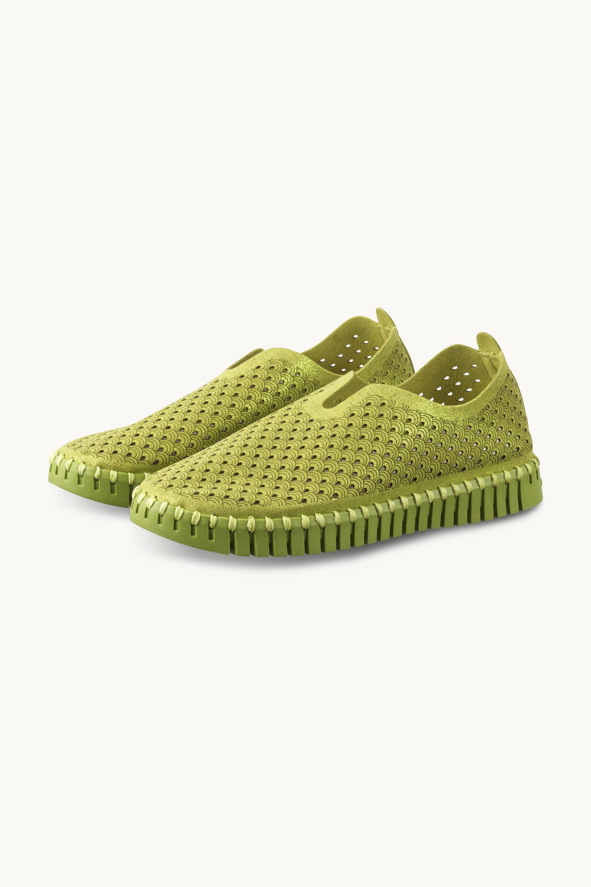 Tulip Glitter Tonal - Spinach Green Spinach Green