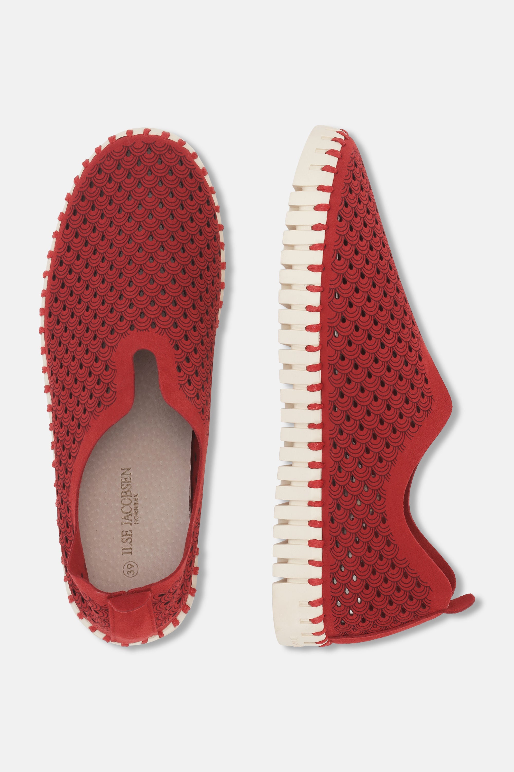 Tulip Flats - Deep Red