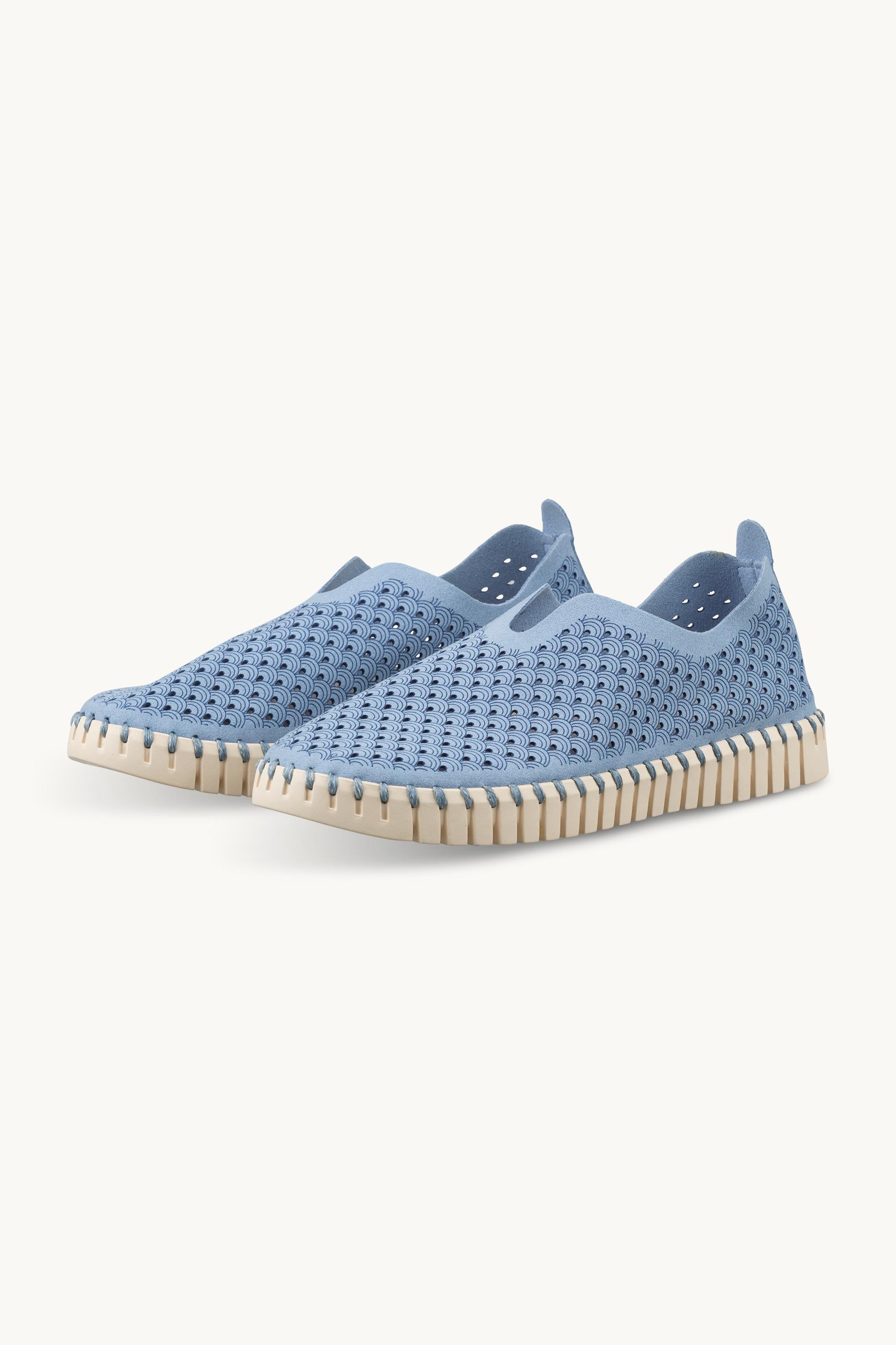 Tulip Shoe - Cornflower Pearled Ivory