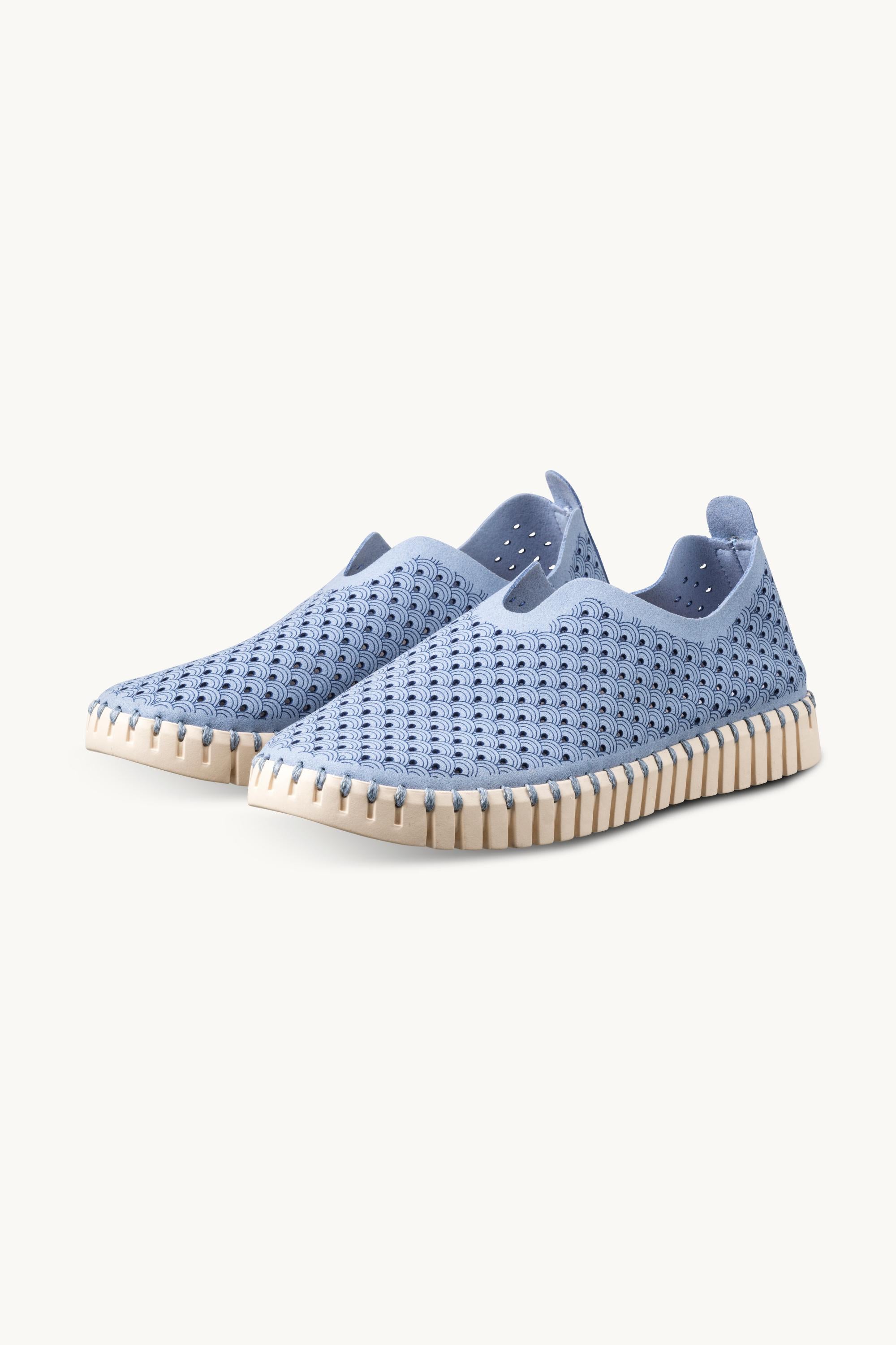 Tulip Shoe - Cornflower Pearled Ivory