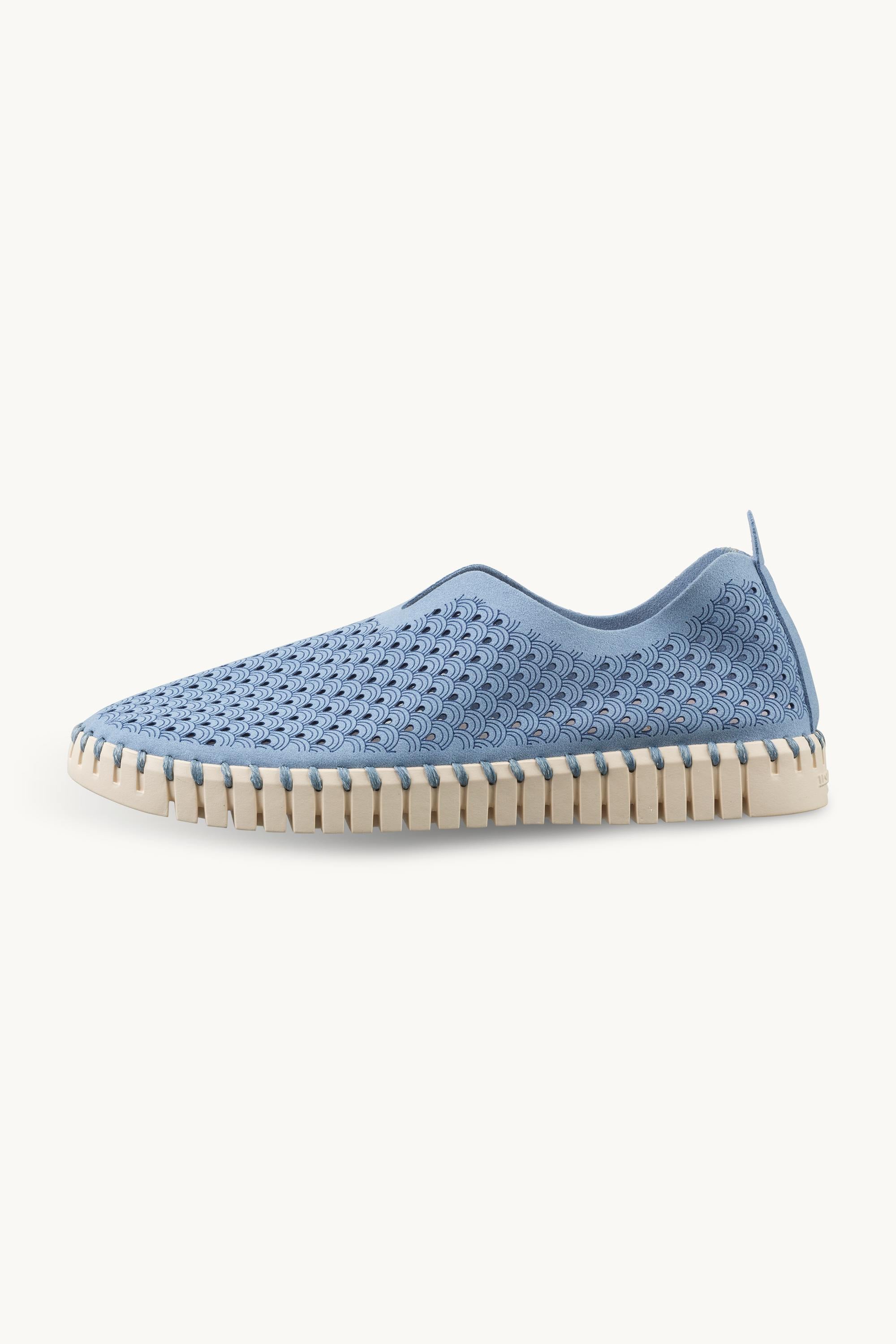 Tulip Shoe - Cornflower Pearled Ivory