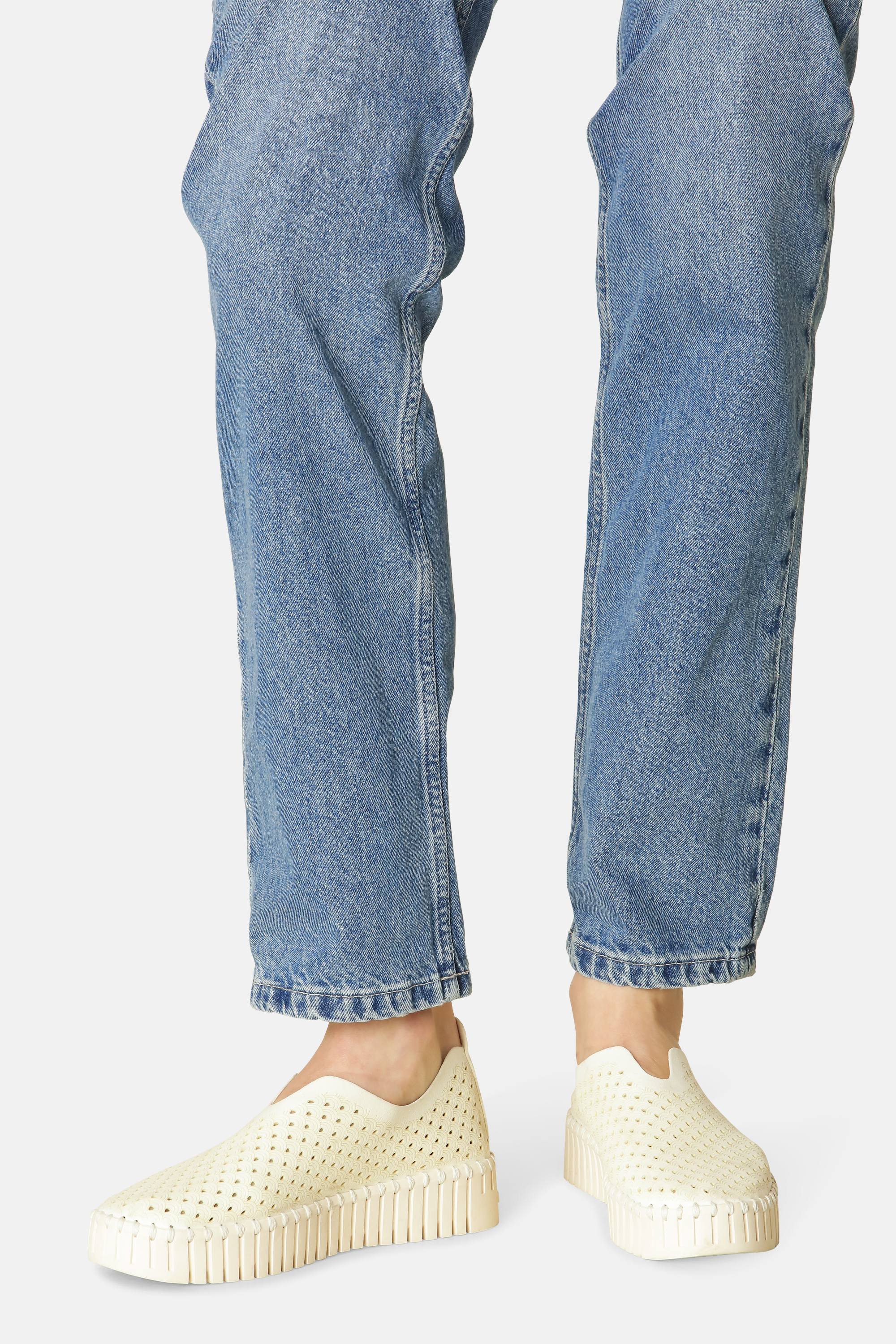 Platform Tulip Flats - Milk Creme