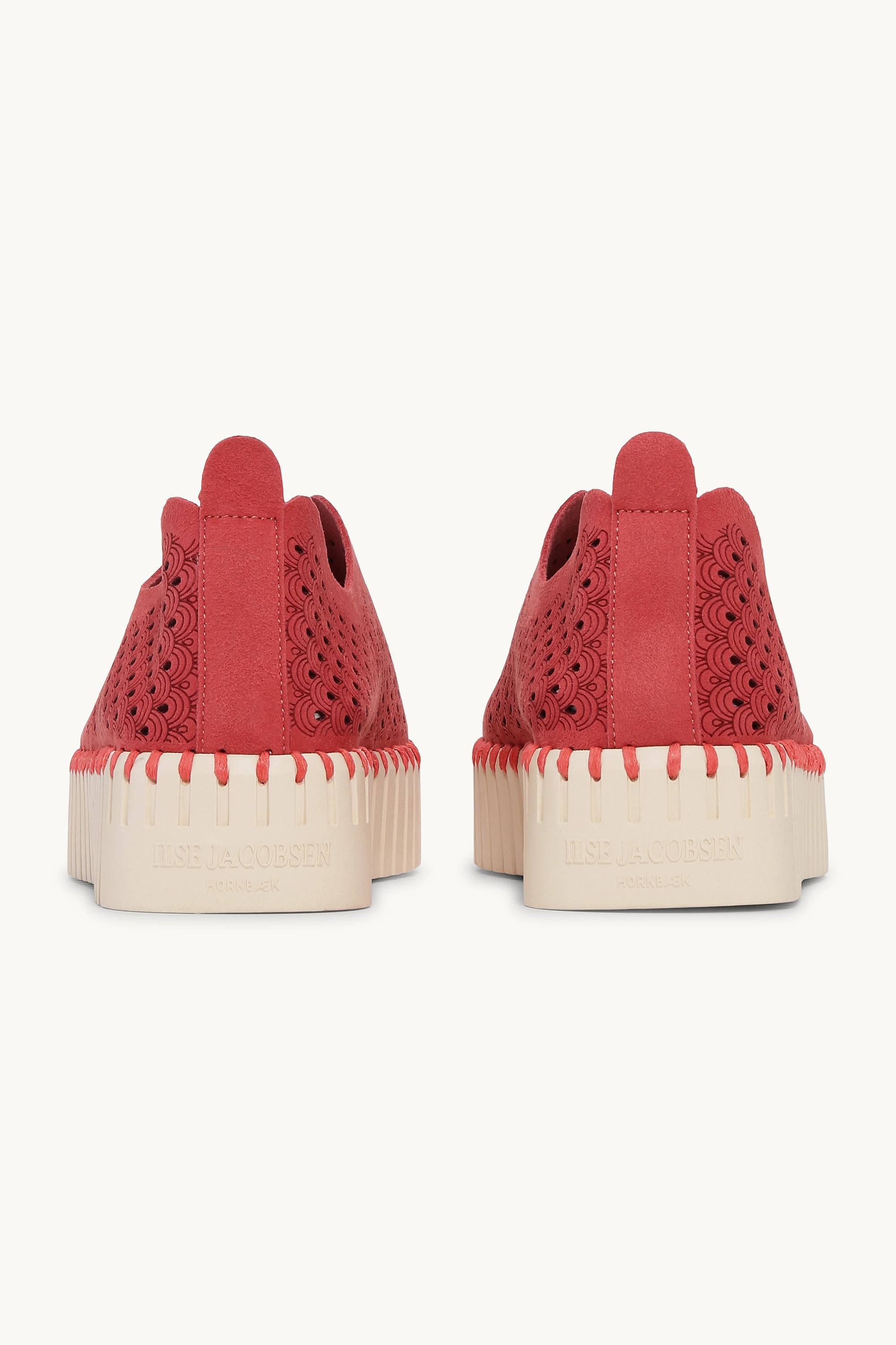 Platform Tulip Flats - Baked Apple Pearled Ivory