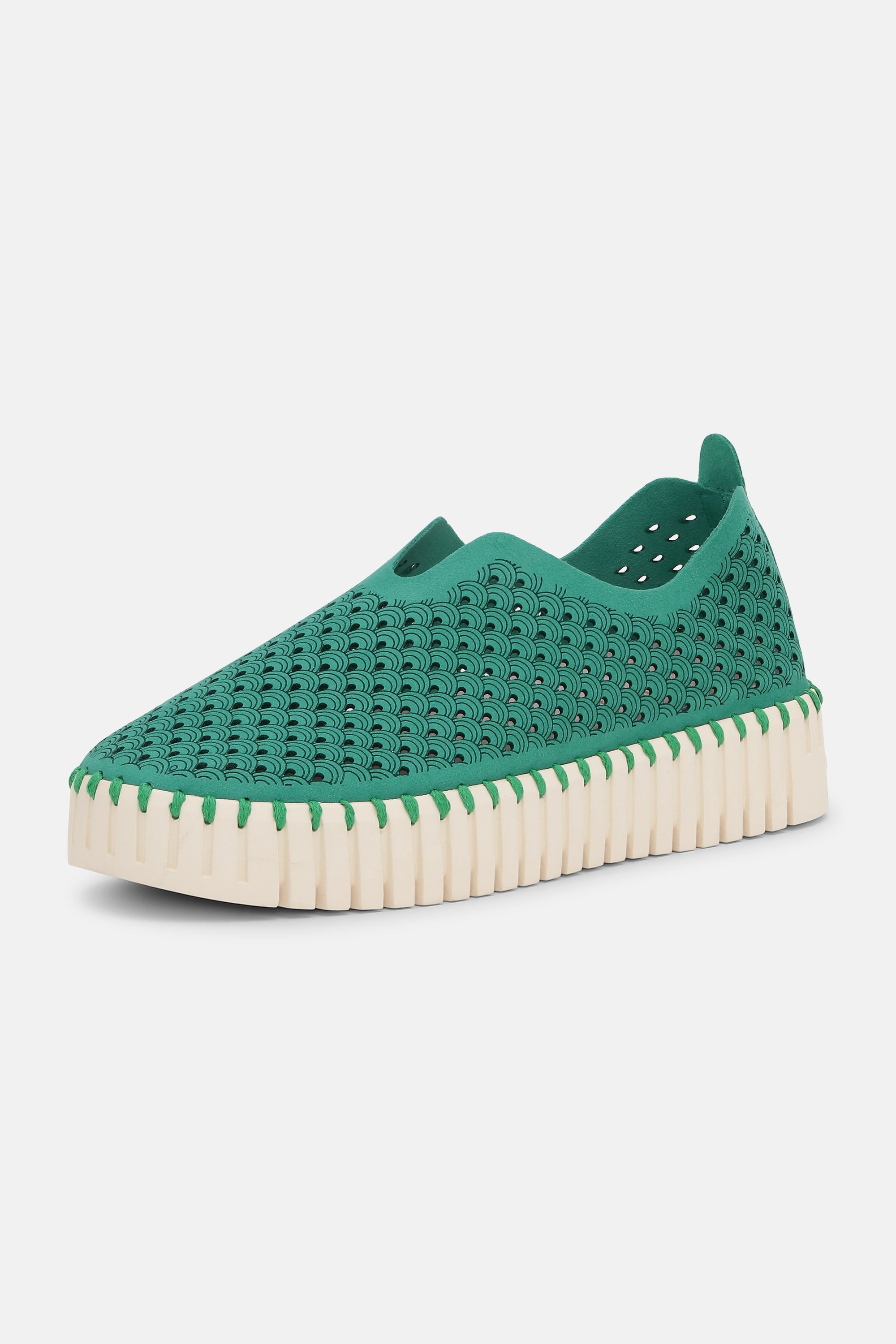 Platform Tulip Flats - Spruce Pearled Ivory