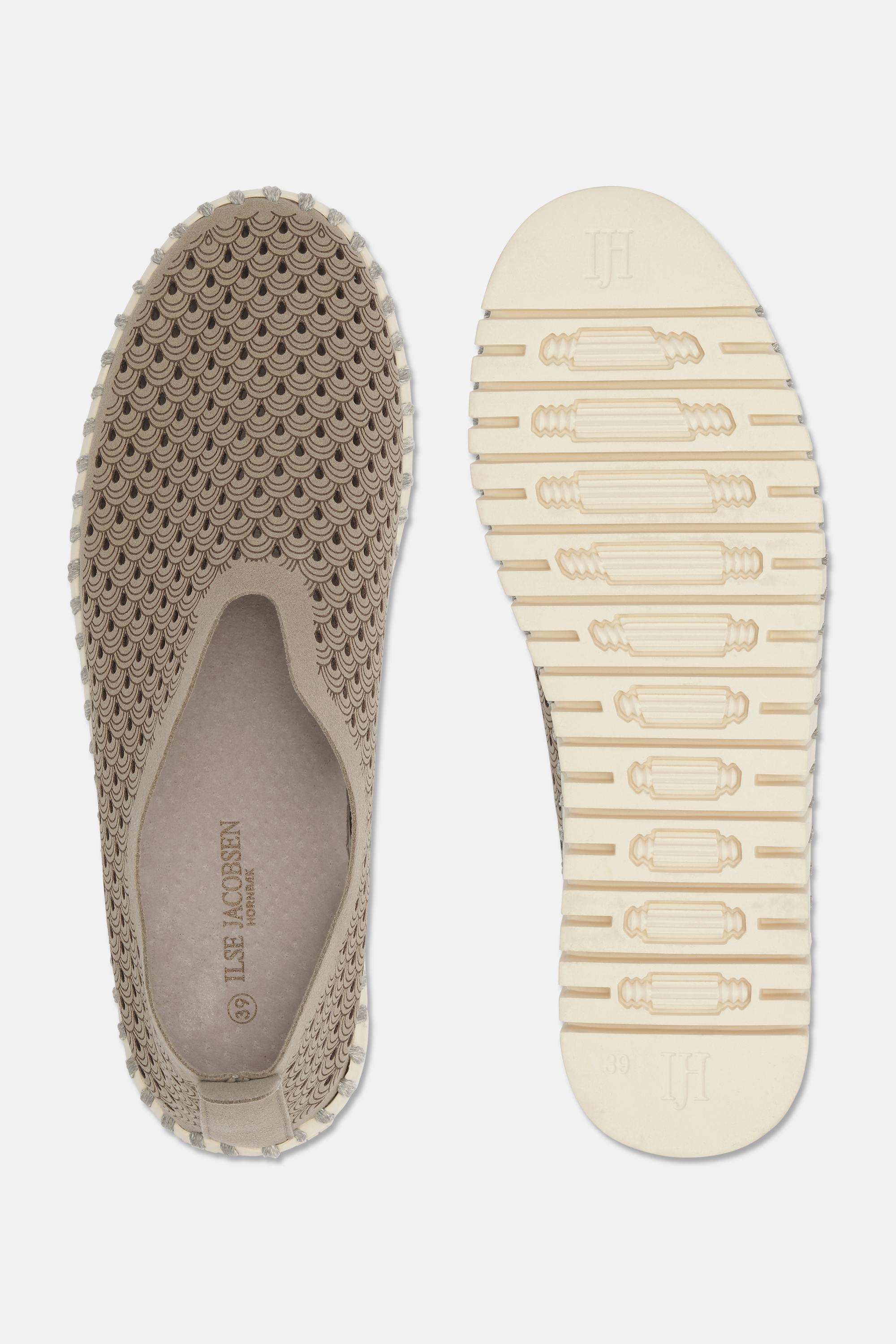 Platform Tulip Flats - Coriander Pearled Ivory