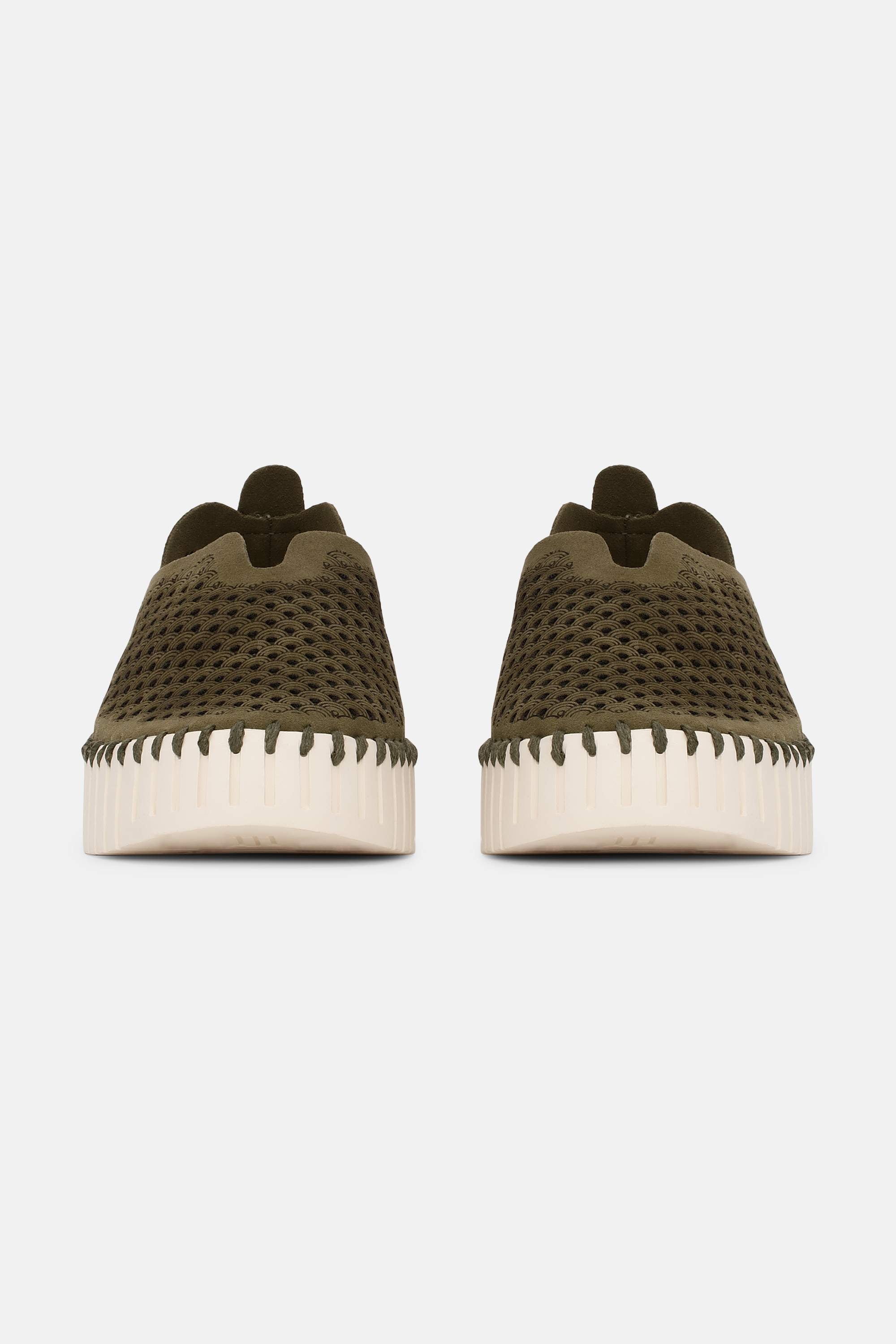 Platform Tulip Flats - Deep Olive