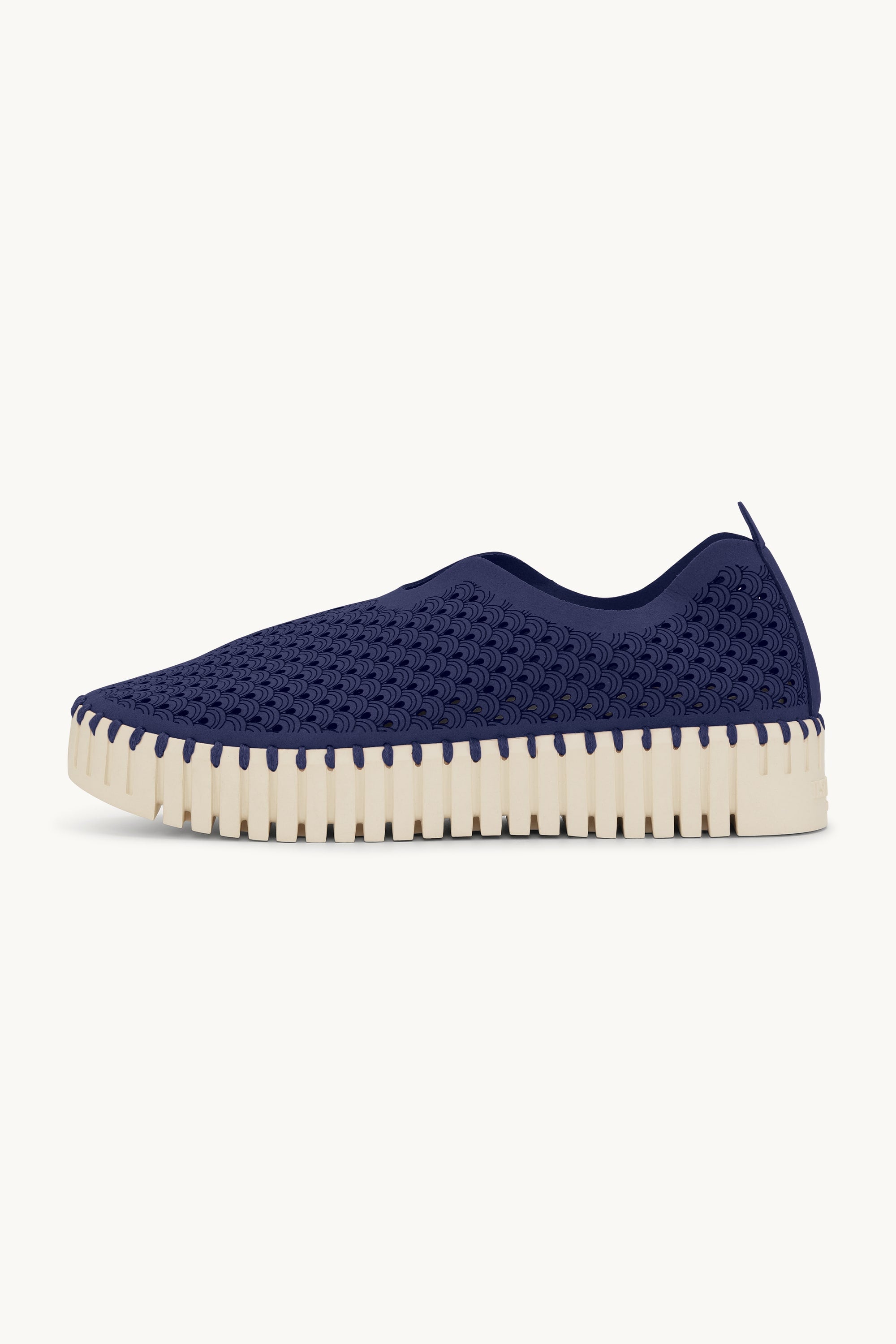 Platform Tulip Flats - Dark Indigo