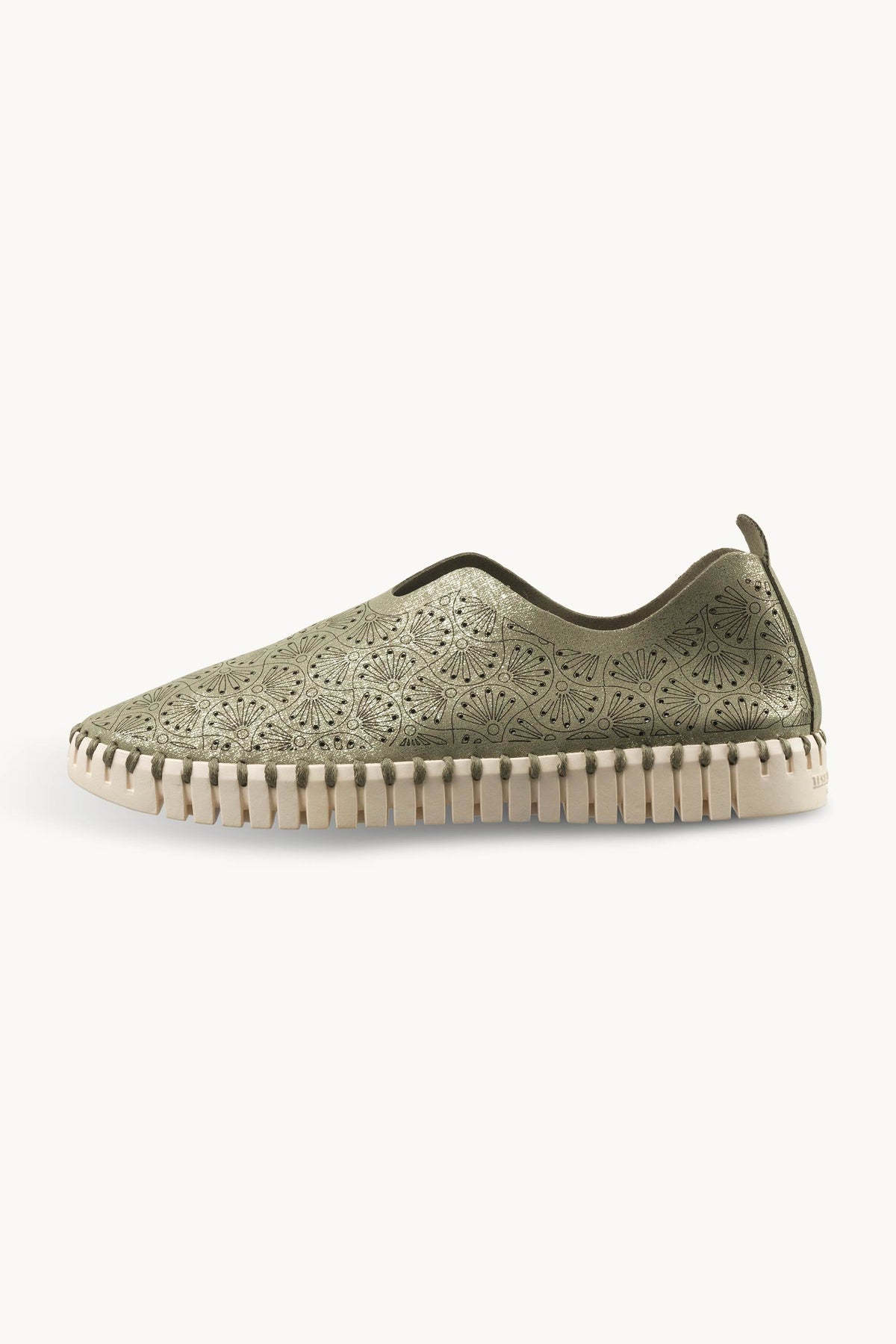 Tulip Organic Flat Glitter - Army Pearled Ivory