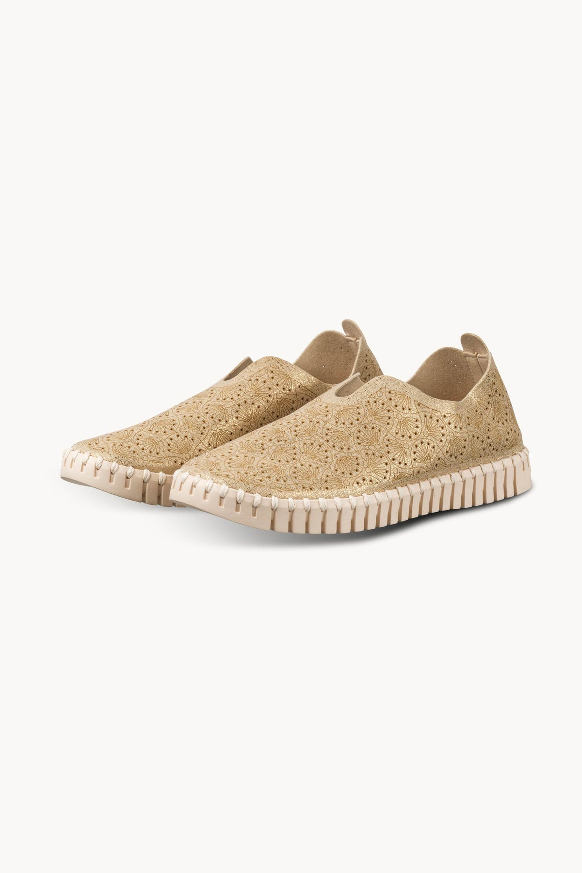 Tulip Organic Flat Glitter - Platin Pearled Ivory